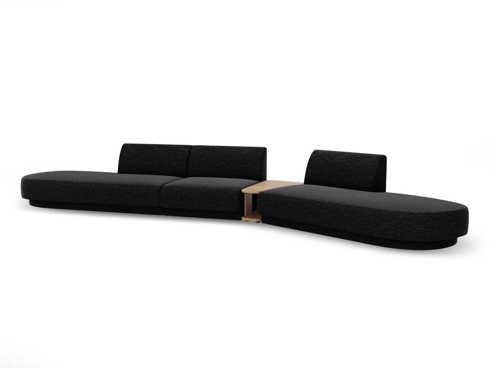 Entdecken Sie das Miley Modulares Sofa rechts 5 Sitzer von Micadoni – ein elegantes, flexibles Sofa, das Komfort und Stil in Ihr Zuhause bringt.