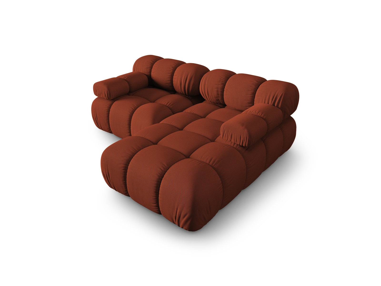 Modulares Bellis Ecksofa in Brick-Sonic, 3-Sitzer, 155 cm, perfekt für moderne Wohnkonzepte, erhältlich bei Micadoni.