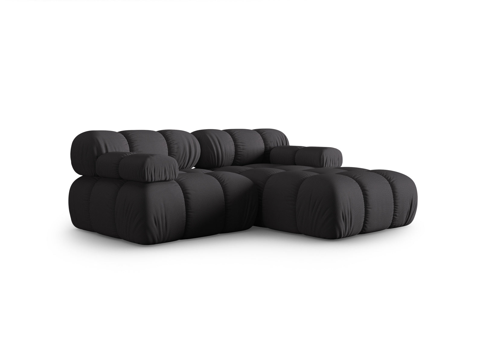 Elegantes Bellis Ecksofa in Espresso-Sonic, 3-Sitzer, 155 cm, ideal für stilvolle Wohnräume, erhältlich bei KAQTU Design AG.