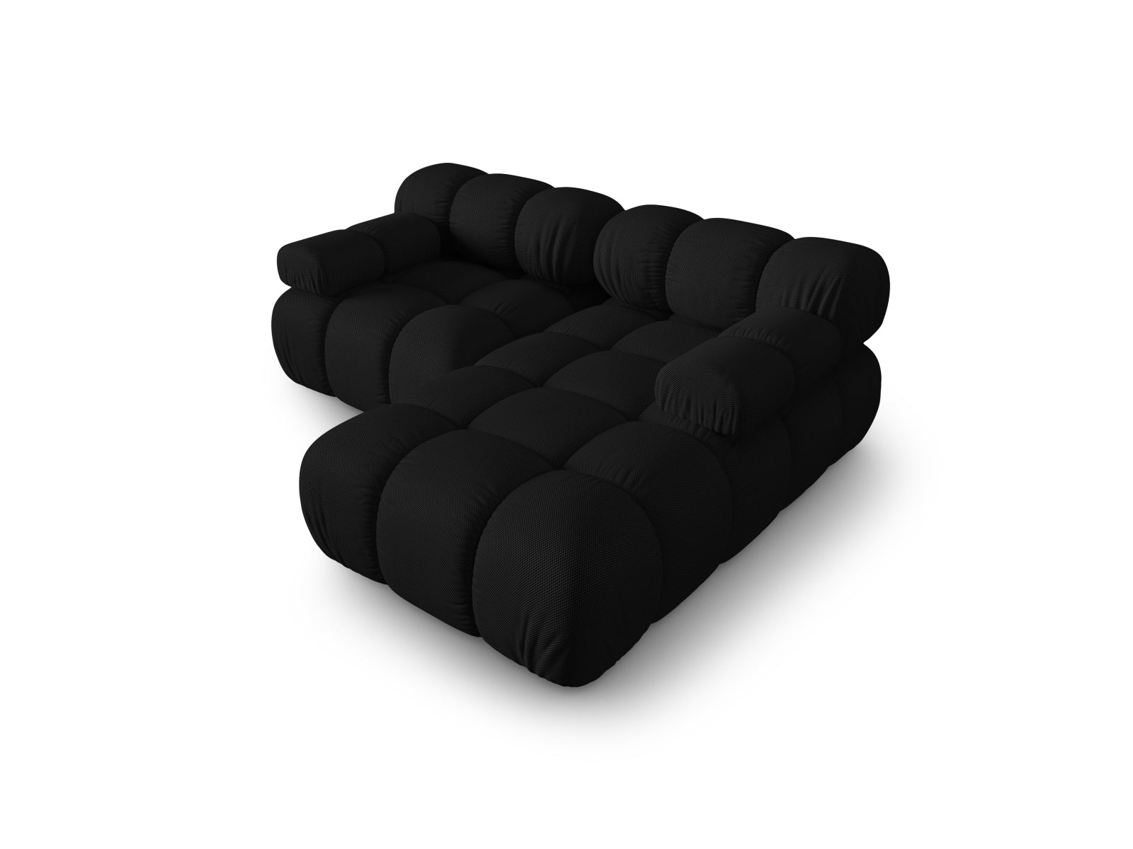 Erleben Sie das Bellis Ecksofa von Micadoni: Ein eleganter 3-Sitzer mit 155 cm, der Komfort und Flexibilität für Ihr Zuhause vereint.