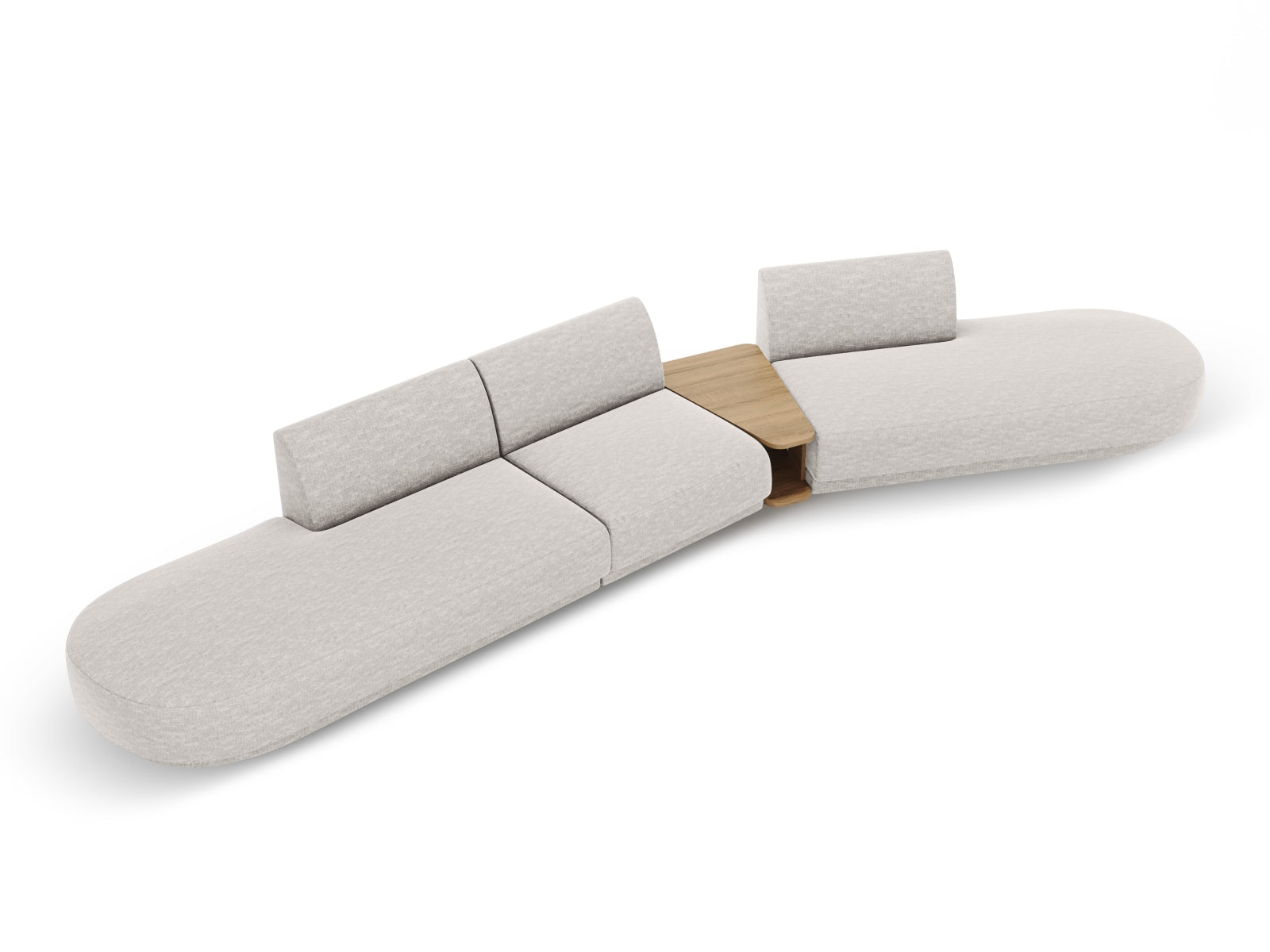 Erleben Sie das Miley Modulares Sofa rechts 5 Sitzer von Micadoni – ein stilvolles, anpassbares Möbelstück für höchsten Komfort und modernes Design.