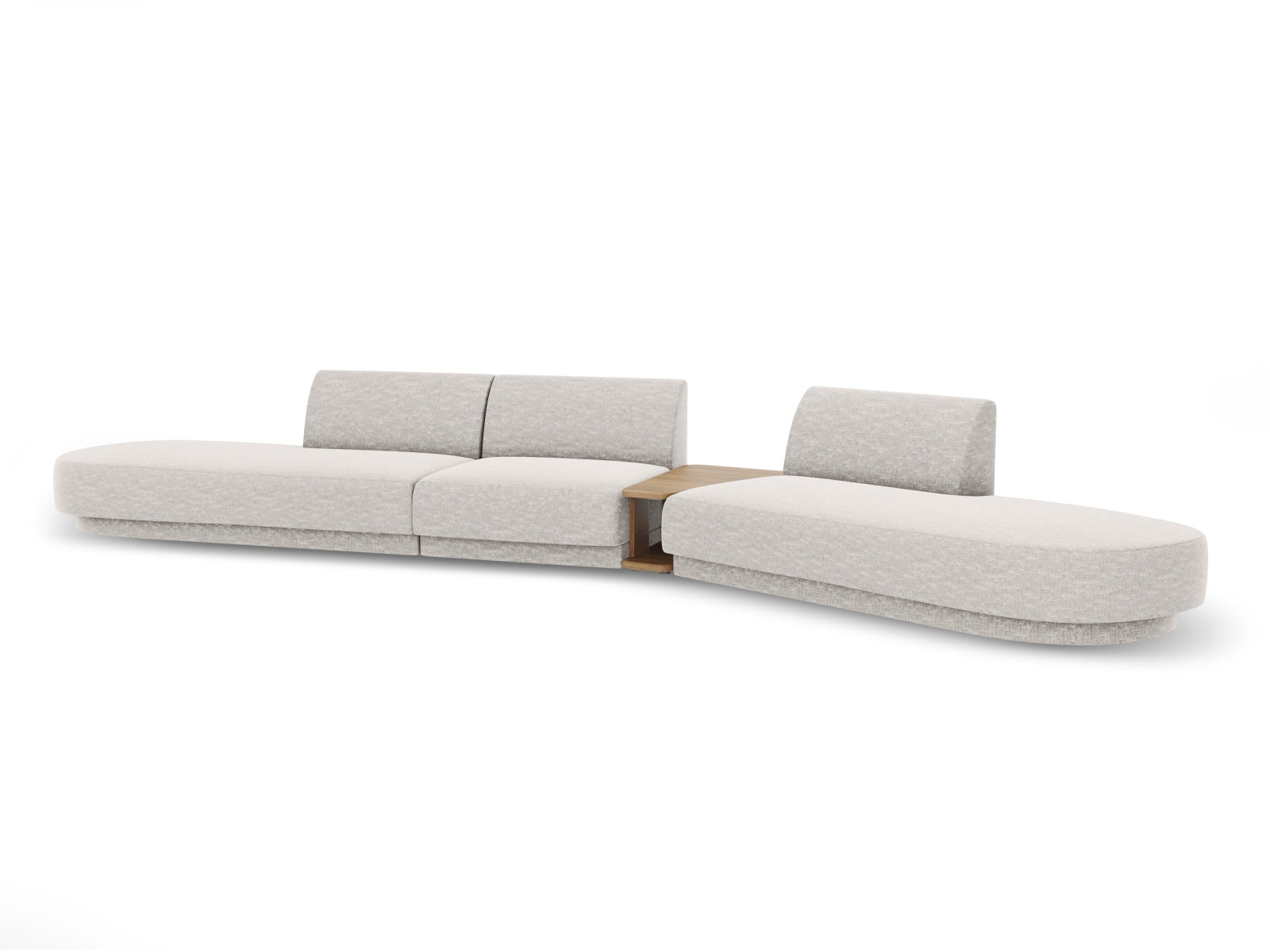 Entdecken Sie das Miley Modulares Sofa rechts 5 Sitzer von Micadoni – ein elegantes, flexibles Sofa, das Komfort und Stil in Ihr Zuhause bringt.