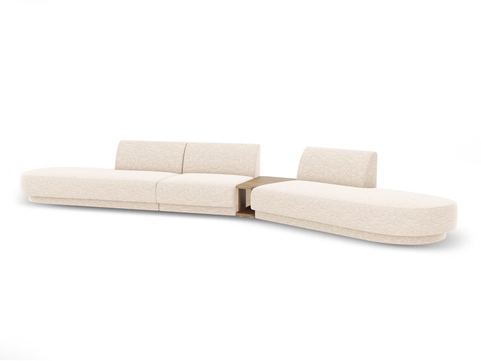 Entdecken Sie das Miley Modulares Sofa rechts 5 Sitzer von Micadoni – ein elegantes, flexibles Sofa, das Komfort und Stil in Ihr Zuhause bringt.