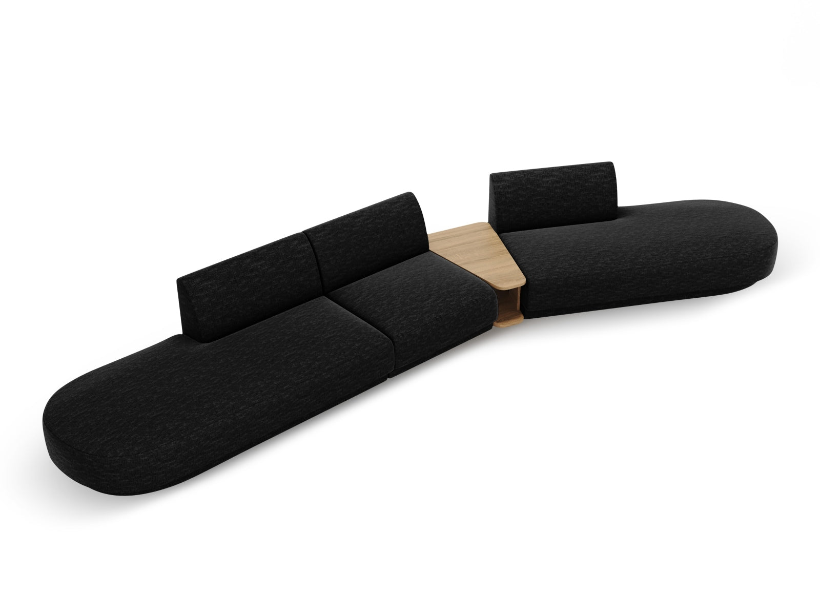 Erleben Sie das Miley Modulares Sofa rechts 5 Sitzer von Micadoni – ein stilvolles, anpassbares Möbelstück für höchsten Komfort und modernes Design.