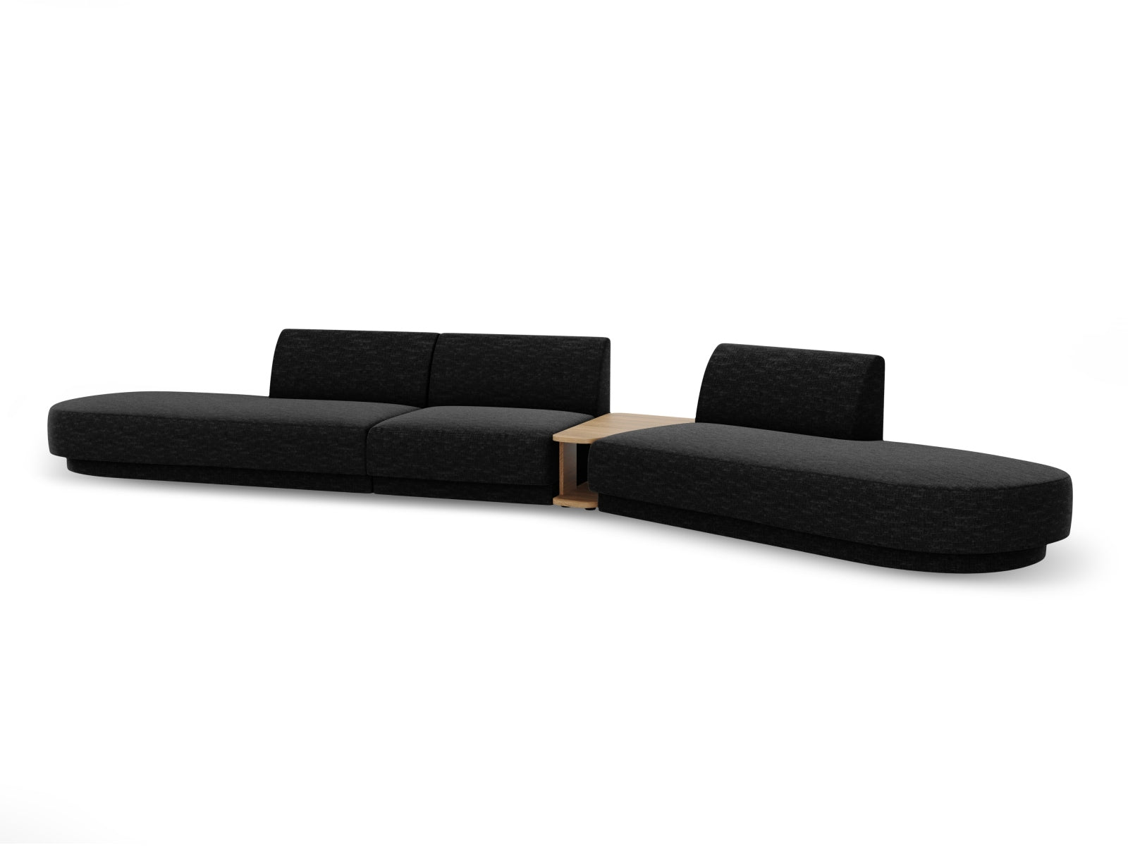 Entdecken Sie das Miley Modulares Sofa rechts 5 Sitzer von Micadoni – ein elegantes, flexibles Sofa, das Komfort und Stil in Ihr Zuhause bringt.