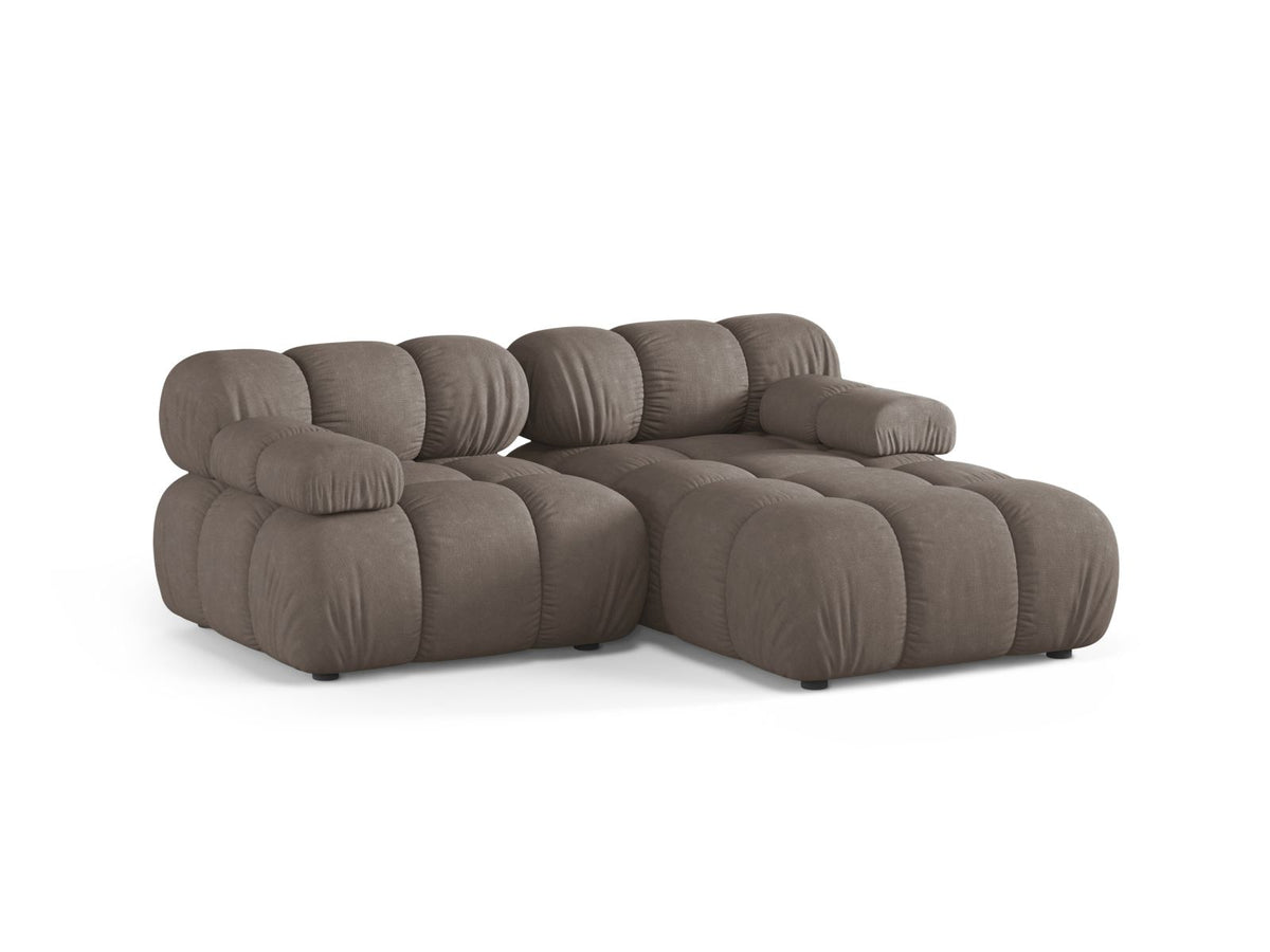 3-Sitzer Ecksofa rechts Bellis in Cappuccino-Liberty präsentiert im Onlineshop von KAQTU Design AG. Ecksofa rechts ist von Micadoni