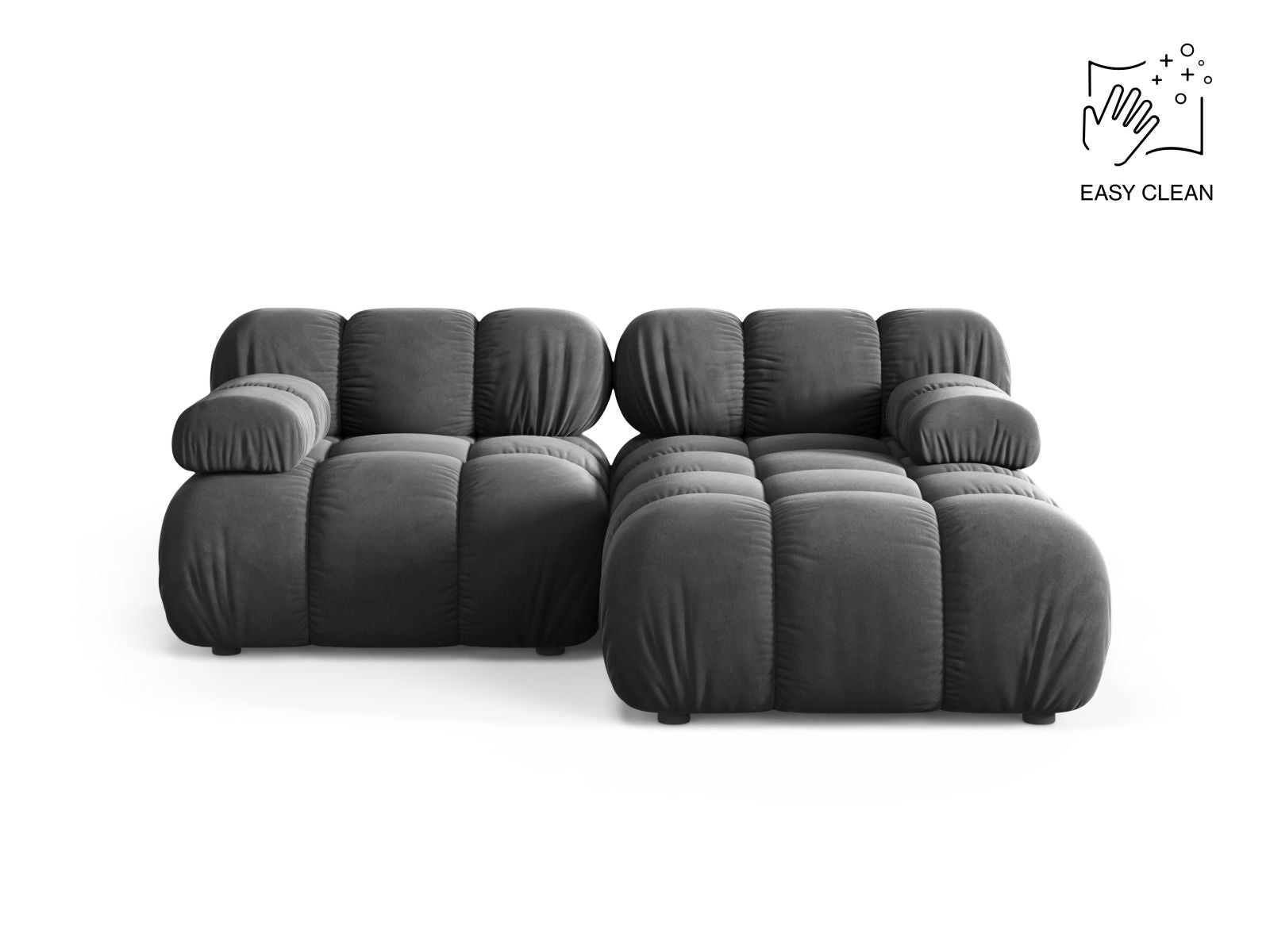 3-Sitzer Modular Ecksofa rechts Bellis in Grey-Venus präsentiert im Onlineshop von KAQTU Design AG. Ecksofa rechts ist von Micadoni