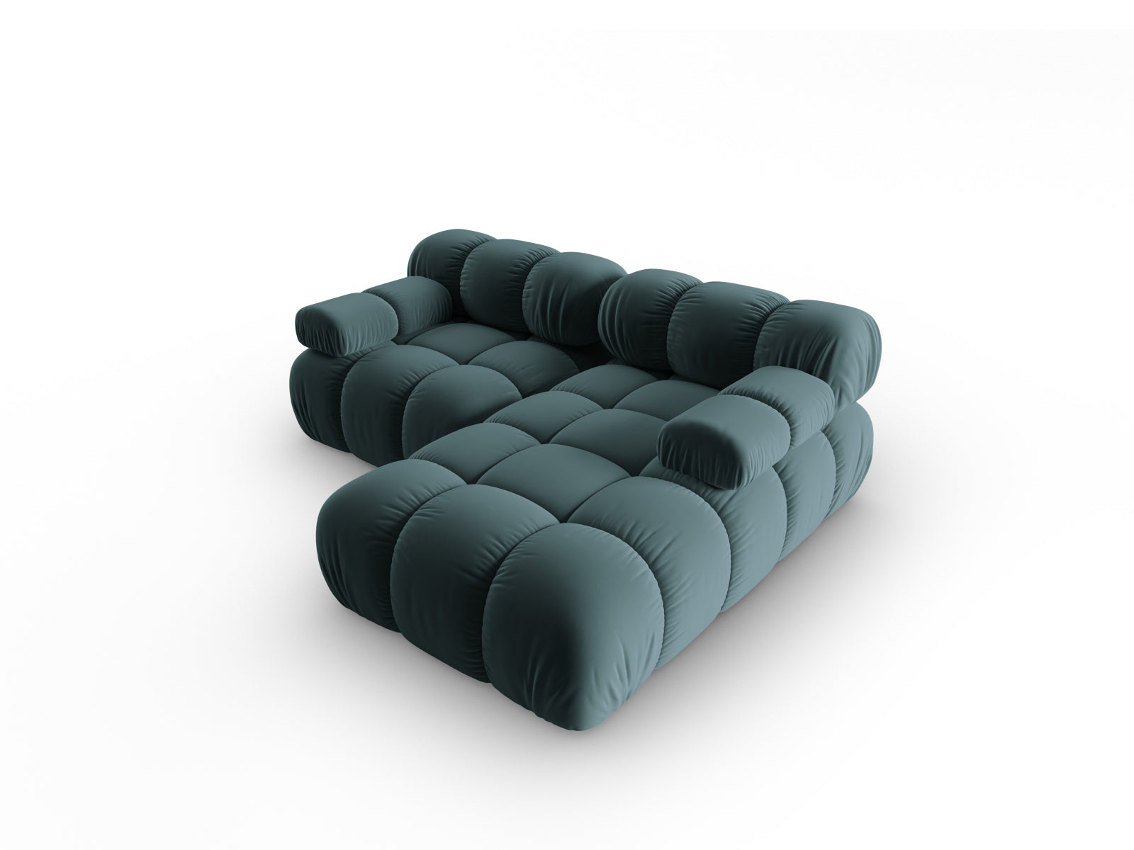 Entdecken Sie das Bellis Velour Ecksofa rechts 3-Sitzer von Micadoni. Elegantes Design, modulare Flexibilität und hohen Komfort für Ihr modernes Wohnzimmer.