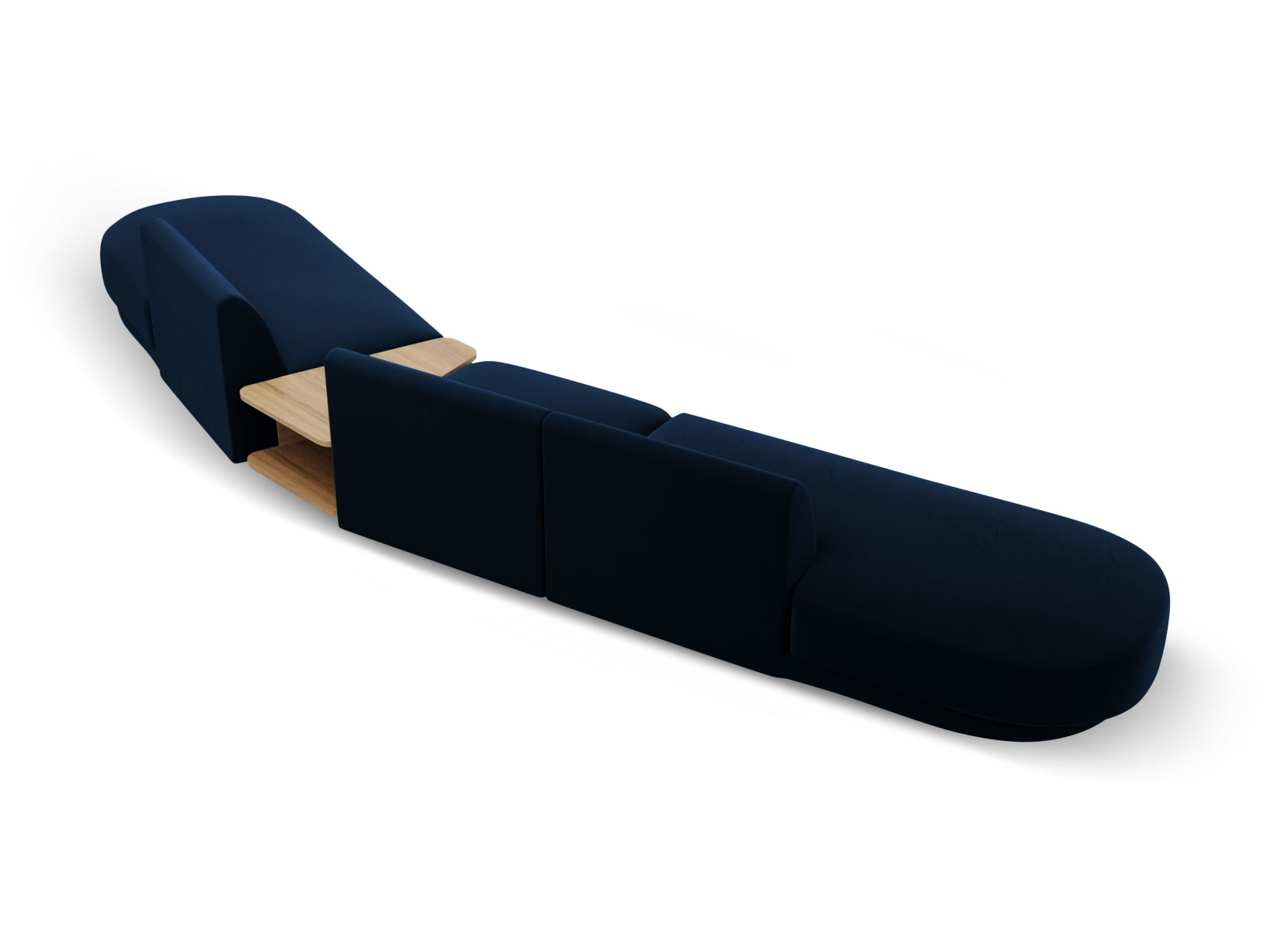 Erleben Sie das Miley Velour 5-Sitzer Sofa von Micadoni – ein flexibles, elegantes Möbelstück, das Komfort und Stil in Ihr Zuhause bringt.