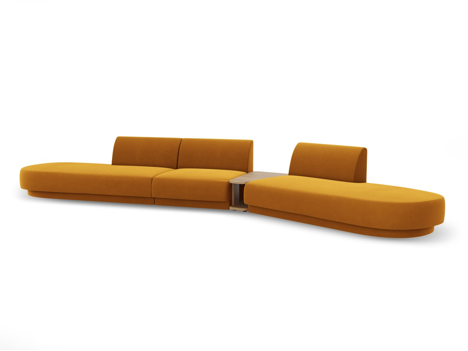 Entdecken Sie das Miley Velour Sofa von Micadoni: Ein stilvolles 5-Sitzer-Sofa mit modularer Flexibilität und hochwertigem Velour für höchsten Komfort.
