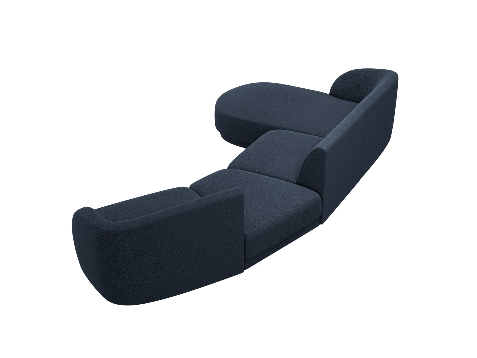 Entdecken Sie das Miley Modulare Sofa links 4 Sitzer von Micadoni – ein stilvolles, anpassbares Sofa, das Komfort und Eleganz in Ihr Zuhause bringt.