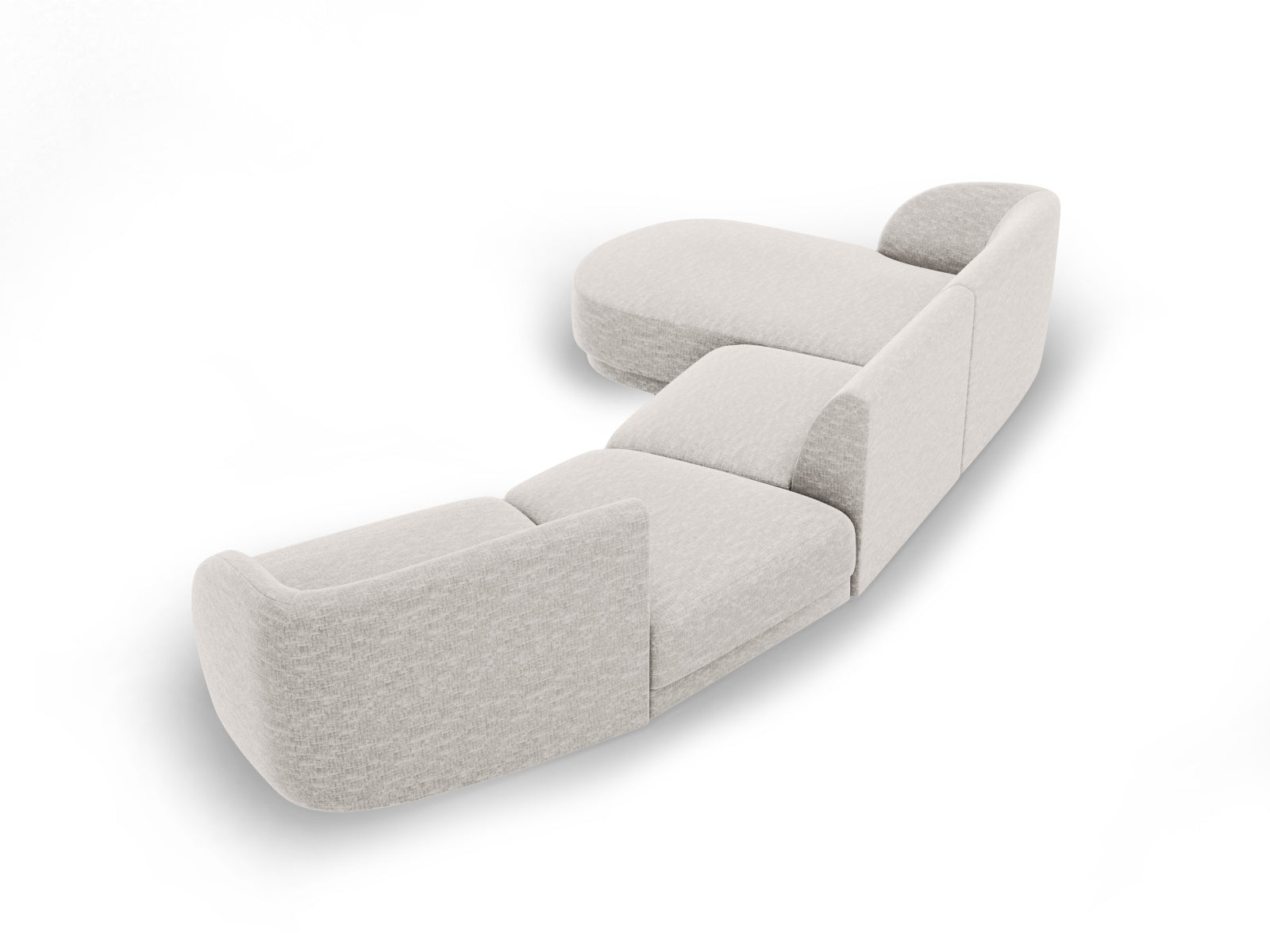 Entdecken Sie das Miley Modulare Sofa links 4 Sitzer von Micadoni – stilvoll, anpassbar und perfekt für entspannte Stunden mit Familie und Freunden.