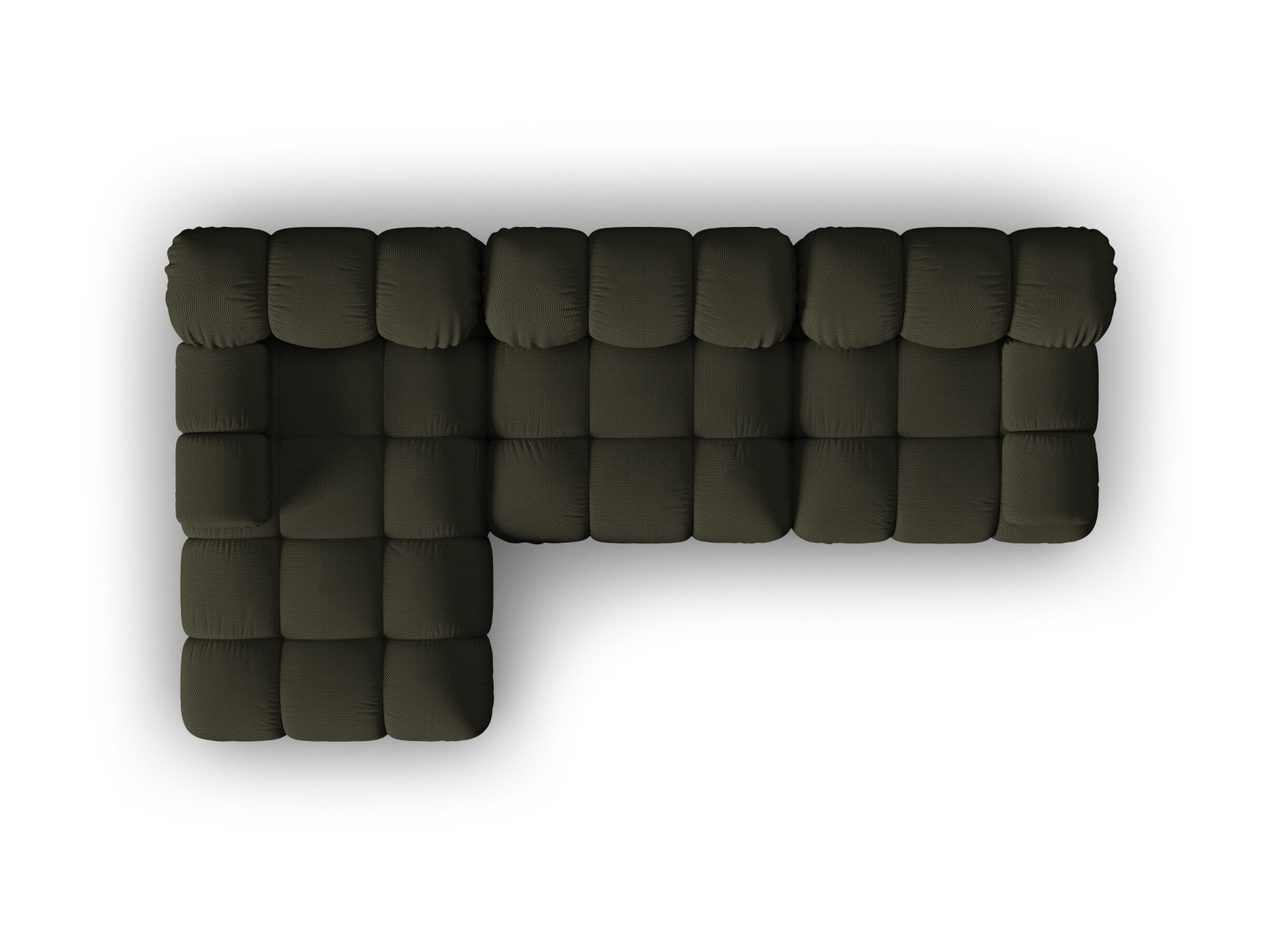 Erleben Sie das Bellis Ecksofa links von Micadoni – ein stilvolles 4-Sitzer Sofa (155 cm), das Komfort und Anpassungsfähigkeit für Ihr Wohnzimmer bietet.