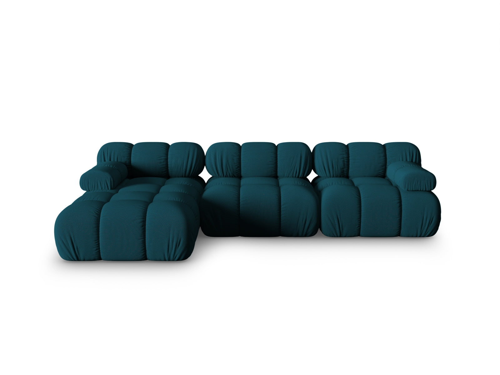 Bellis Modulares Ecksofa links 4 Sitzer 155cm in Navy Blue präsentiert im Onlineshop von KAQTU Design AG. Ecksofa links ist von Micadoni