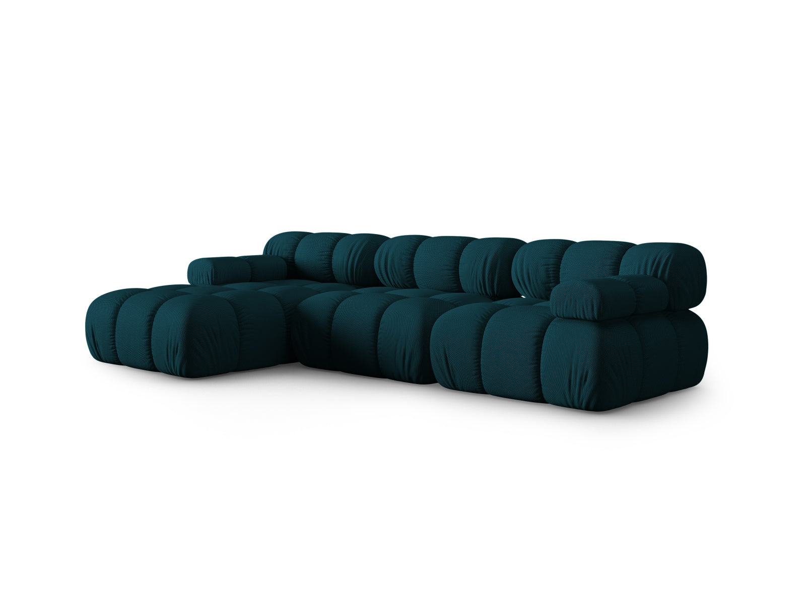 Entdecken Sie das elegante Bellis Ecksofa links 4 Sitzer von Micadoni – stilvoll, modular und perfekt für Ihr Wohnzimmer!