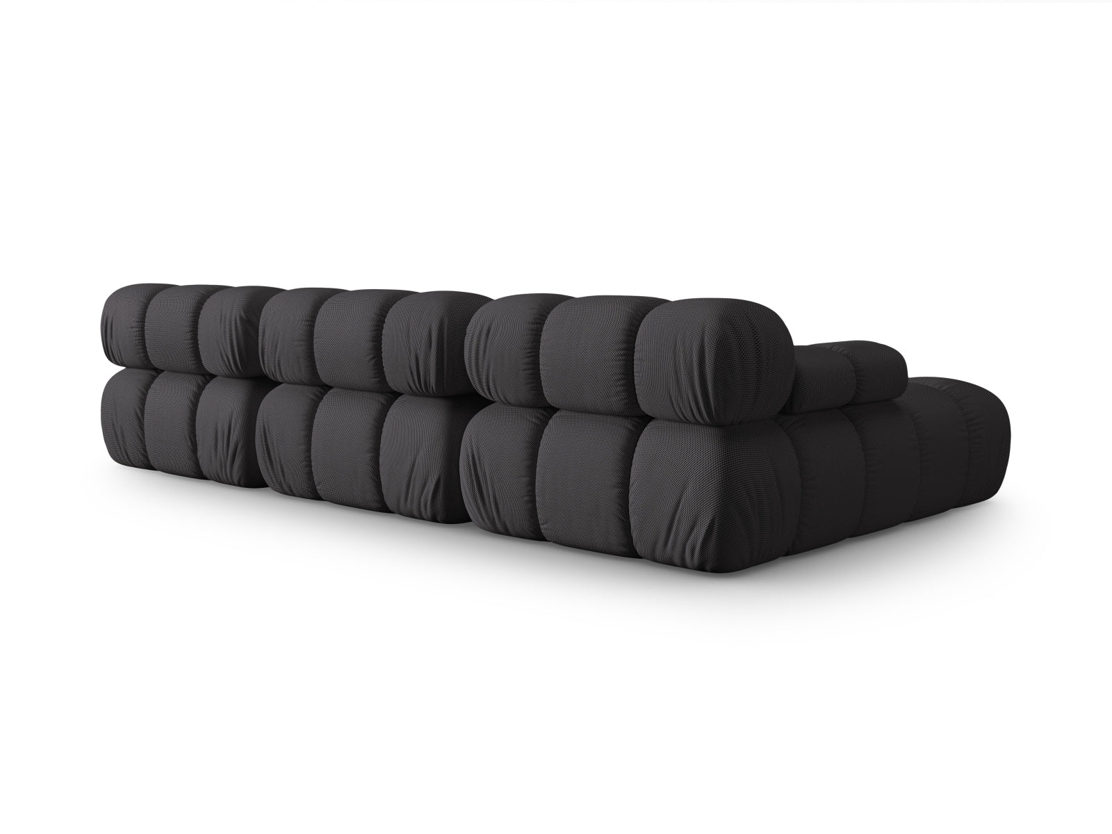 Entdecken Sie das Bellis Ecksofa von Micadoni: Ein elegantes, modulares 4-Sitzer Sofa mit 155 cm Breite, das Komfort und Stil in Ihr Wohnzimmer bringt.