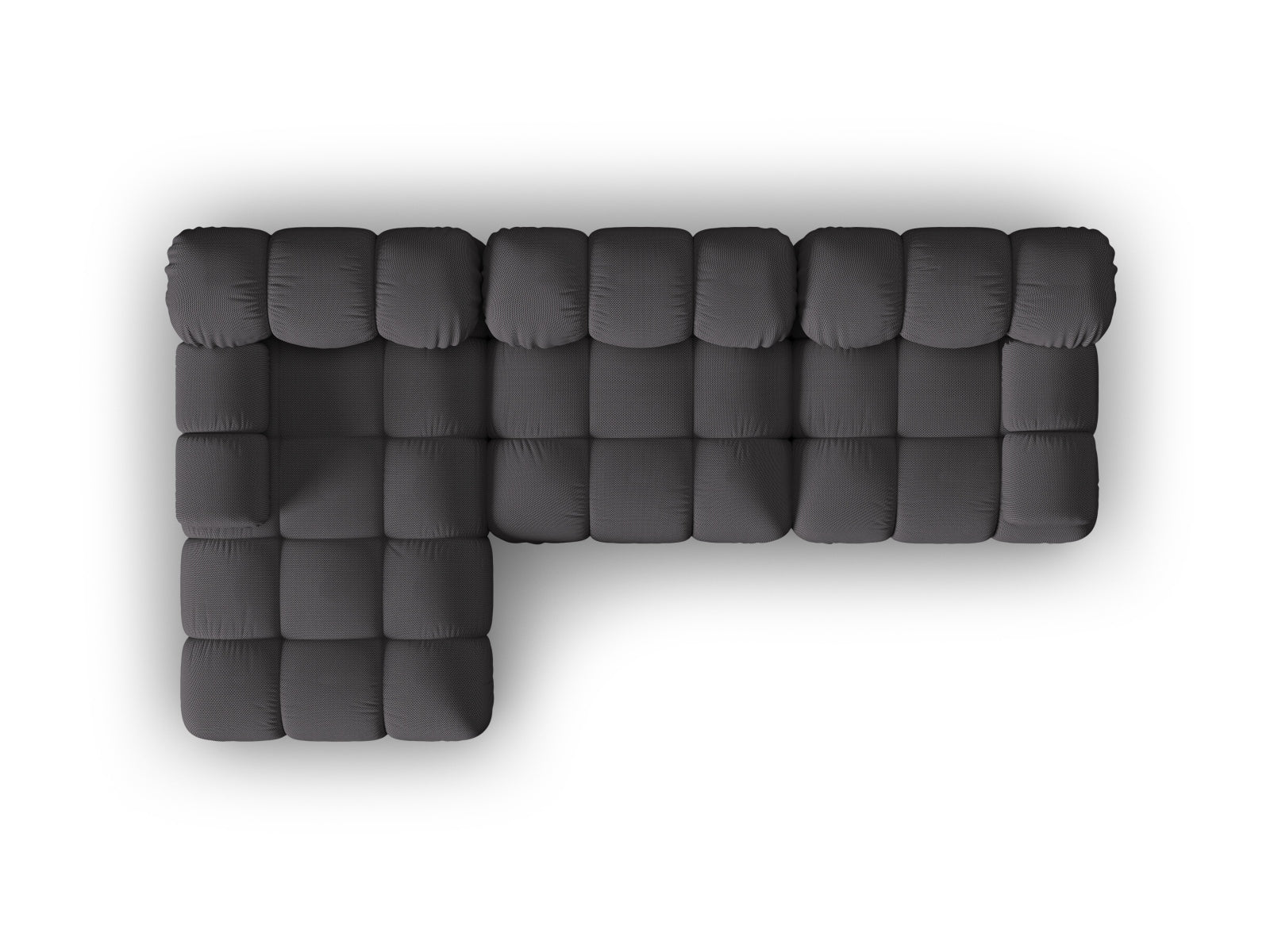 Erleben Sie das Bellis Ecksofa von Micadoni: Ein stilvolles, modulares 4-Sitzer Sofa (155 cm), das Komfort und Anpassungsfähigkeit für Ihr Zuhause bietet.