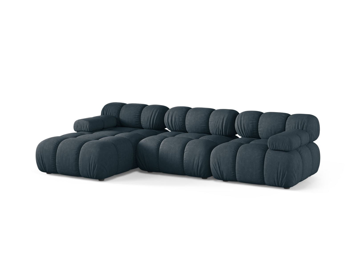 4-Sitzer Ecksofa links modular Bellis in Deep Petrol-Liberty präsentiert im Onlineshop von KAQTU Design AG. Ecksofa links ist von Micadoni