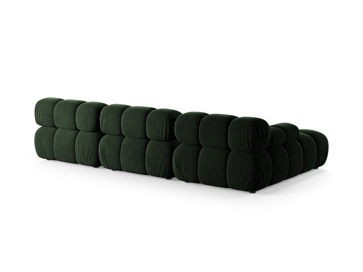 4-Sitzer Modular Ecksofa links Bellis in Bottle Green-Venus präsentiert im Onlineshop von KAQTU Design AG. Ecksofa links ist von Micadoni