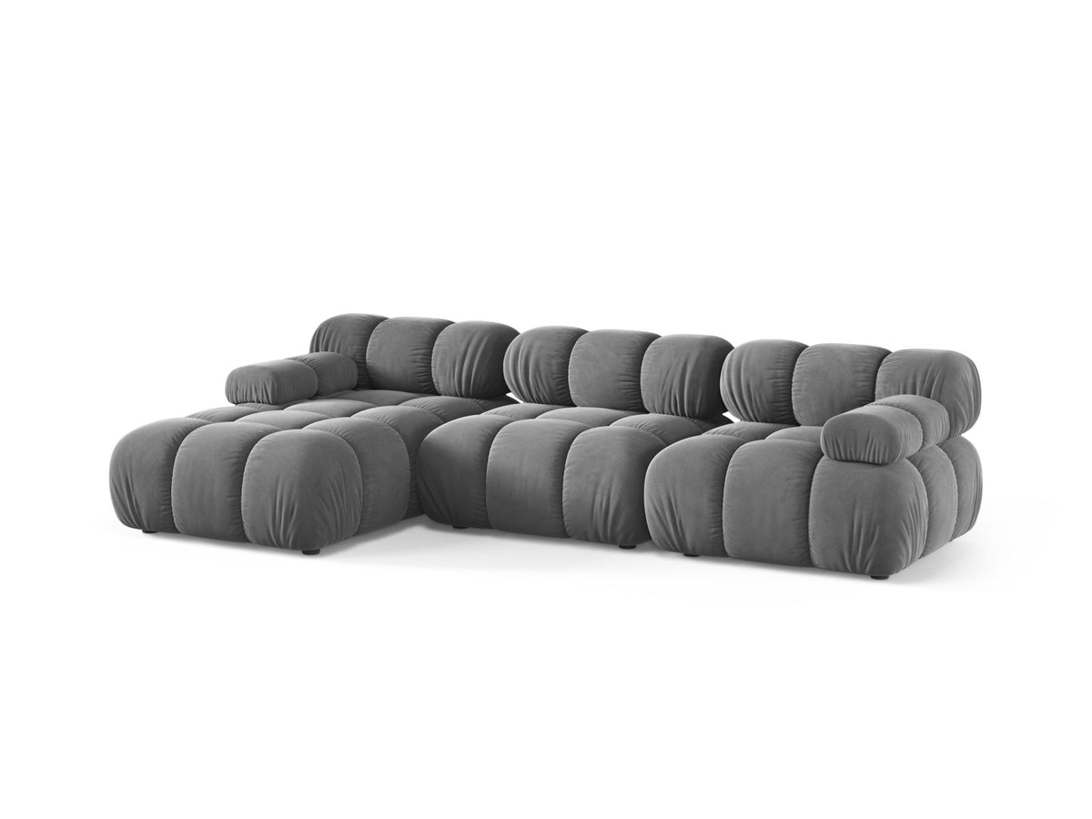 4-Sitzer Modular Ecksofa links Bellis in Light Grey-Venus präsentiert im Onlineshop von KAQTU Design AG. Ecksofa links ist von Micadoni