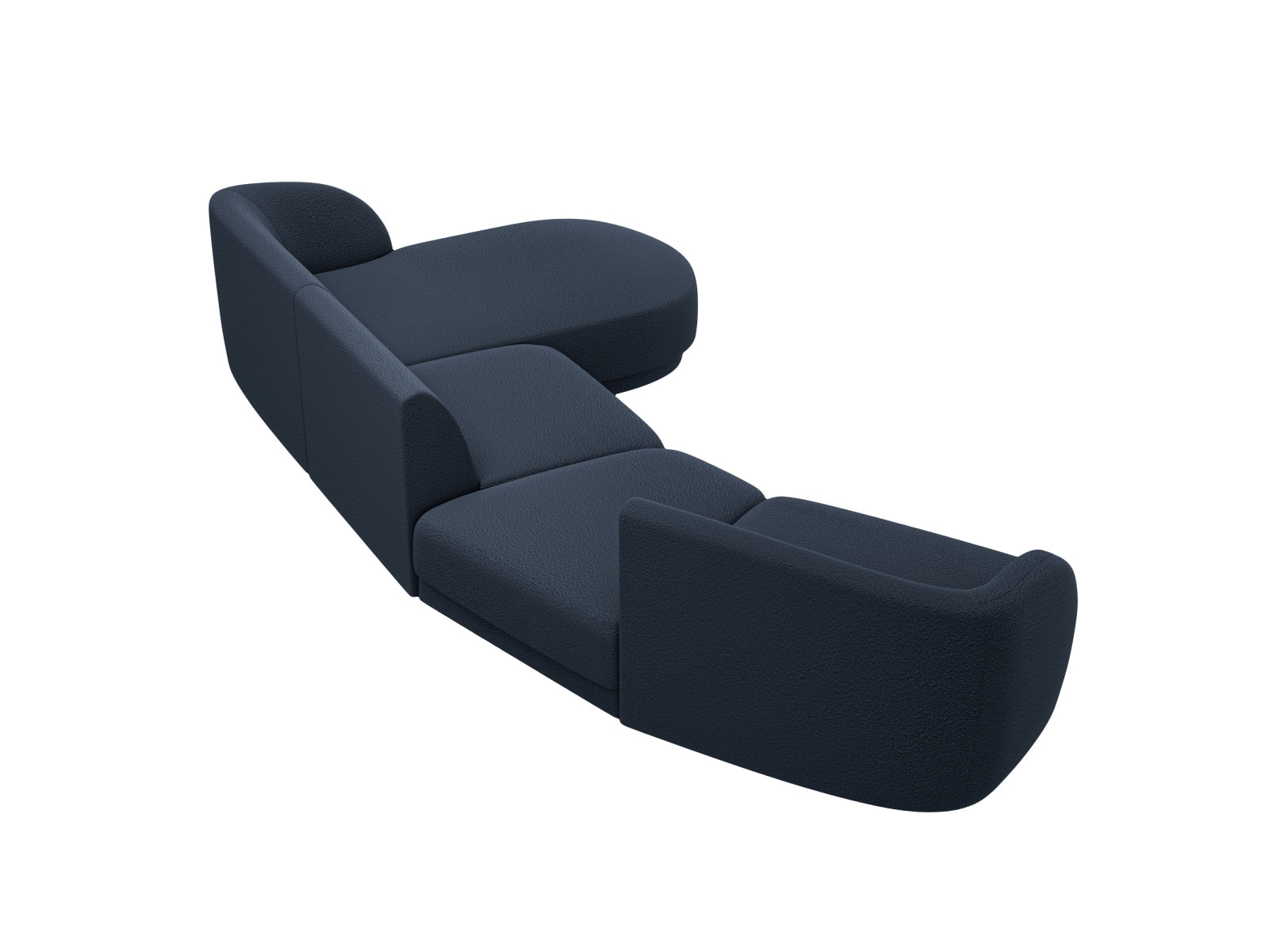 Erleben Sie das Miley Modulares Sofa rechts 4 Sitzer von Micadoni – ein elegantes, flexibles Möbelstück, das Komfort und Stil in Ihr Zuhause bringt.