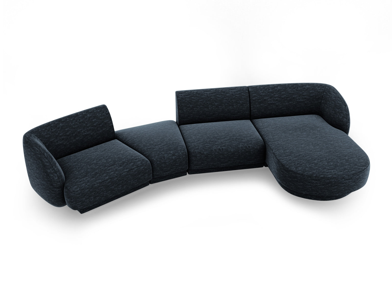 Entdecken Sie das stilvolle Miley Modulares Sofa rechts 4 Sitzer von Micadoni – perfekt für modernes Wohnen und höchsten Komfort.