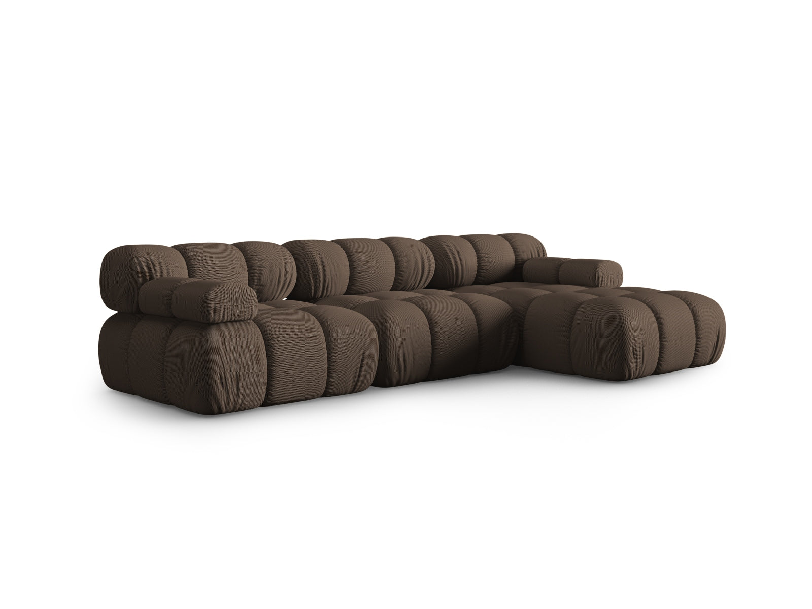 Entdecken Sie das stilvolle Bellis Ecksofa von Micadoni – ein 4-Sitzer mit 155 cm Breite, ideal für Ihr modernes Wohnzimmer. Komfort trifft auf elegantes Design!