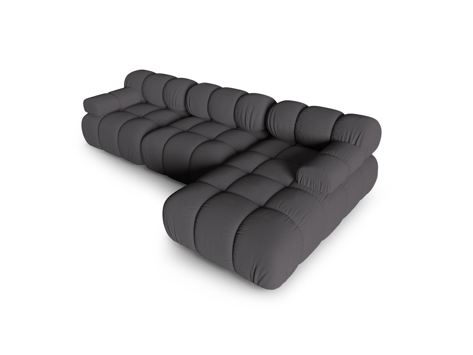 Erleben Sie das Bellis Ecksofa von Micadoni: Ein elegantes 4-Sitzer-Modell (155 cm) für stilvolle Wohnräume, das Komfort und Funktionalität vereint.