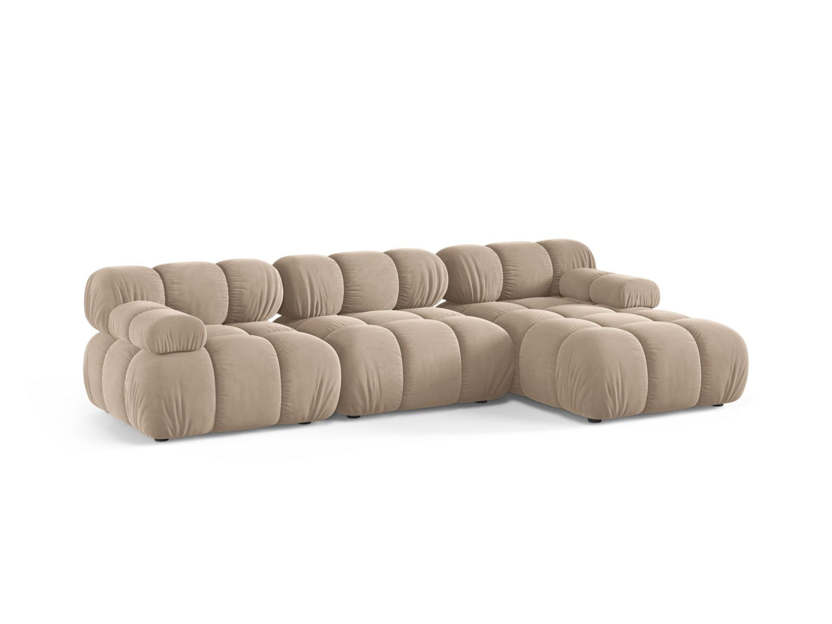 4-Sitzer Modular Ecksofa rechts Bellis in Beige-Venus präsentiert im Onlineshop von KAQTU Design AG. Ecksofa rechts ist von Micadoni