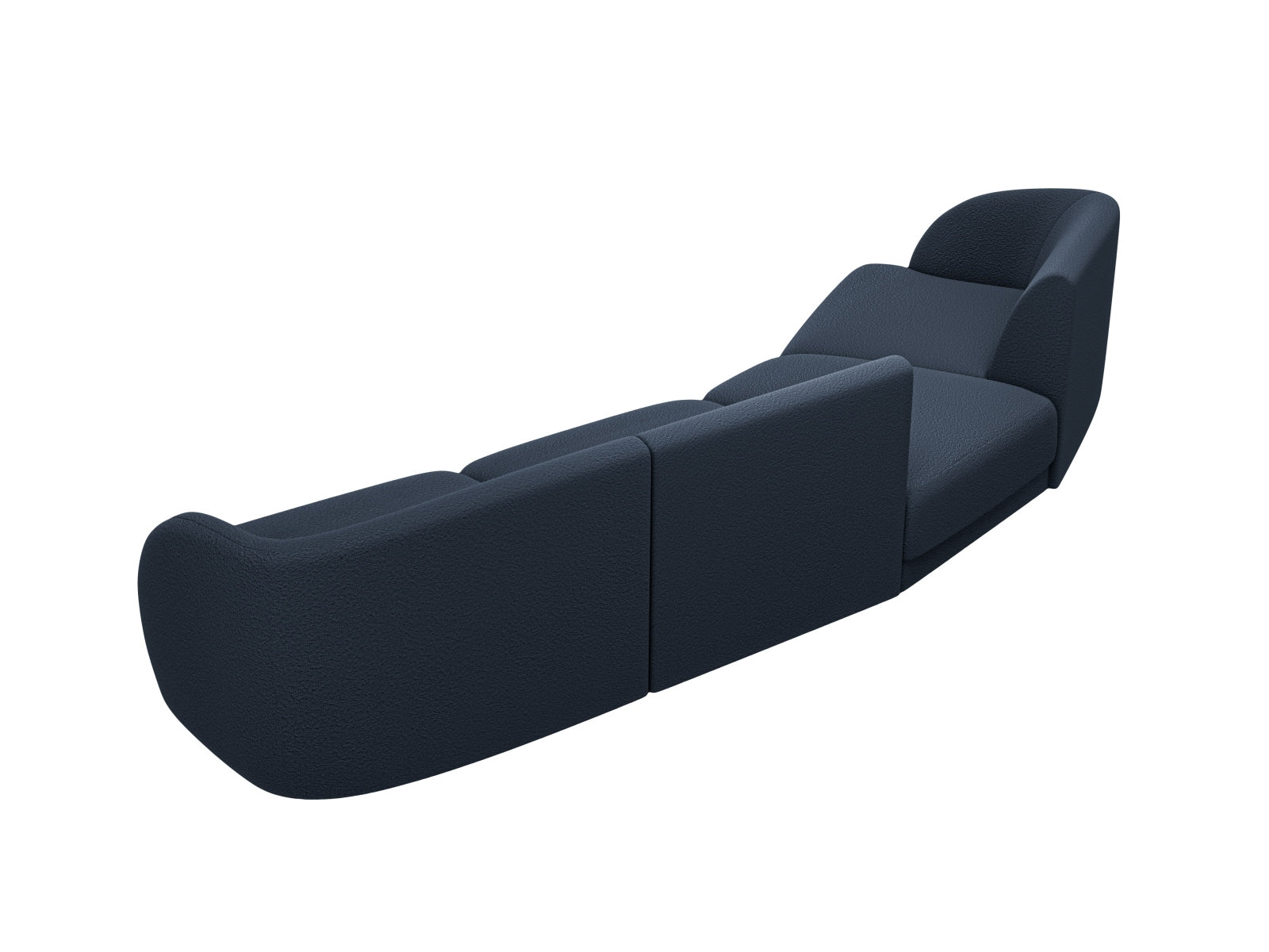 Erleben Sie das Miley Modulare Sofa links 4 Sitzer von Micadoni – ein elegantes, flexibles Möbelstück, das höchsten Komfort und Stil vereint.
