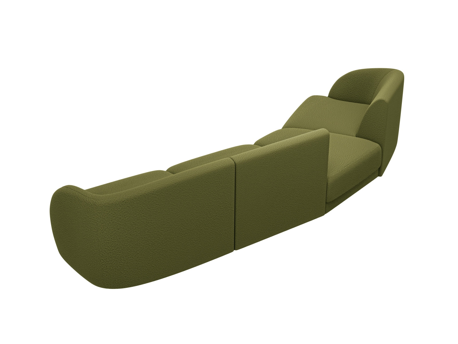 Entdecken Sie das Miley Modulare Sofa links 4 Sitzer von Micadoni – ein stilvolles, anpassbares Sofa, das Komfort und Eleganz in Ihr Zuhause bringt.