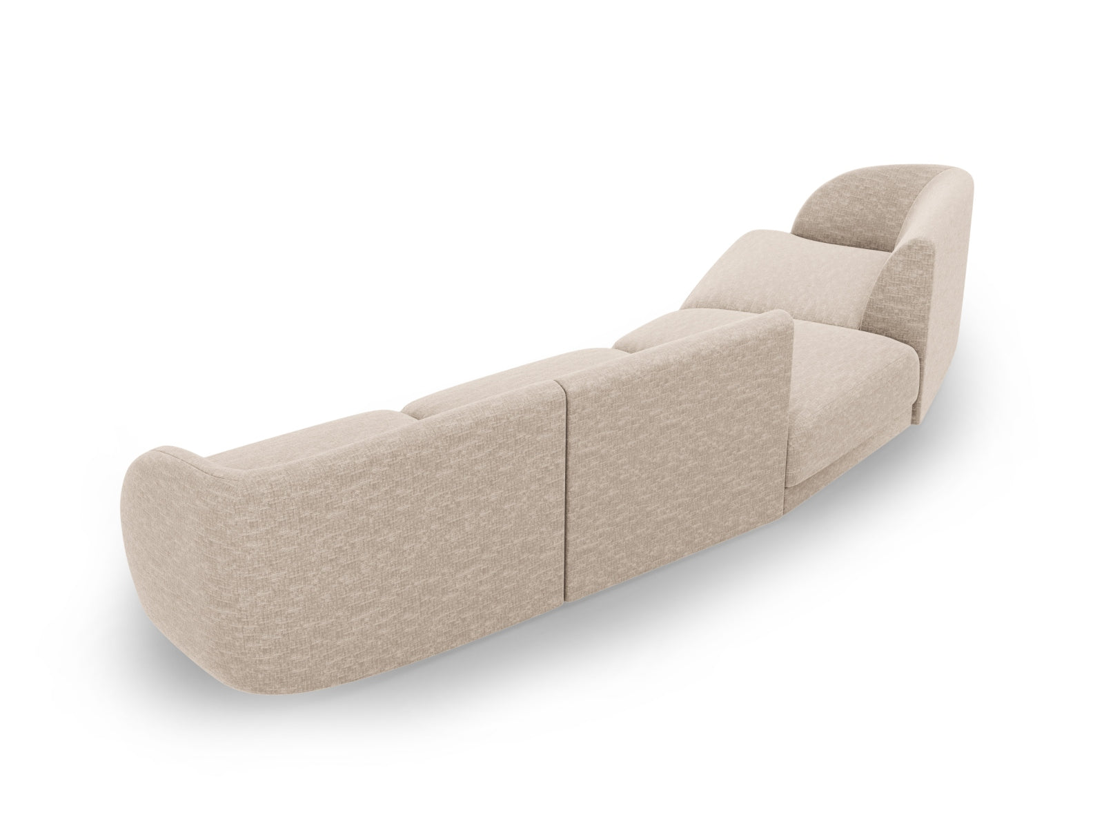 Erleben Sie das vielseitige Miley Modulare Sofa links 4 Sitzer von Micadoni – ideal für Komfort und individuelles Wohndesign in Ihrem Zuhause.