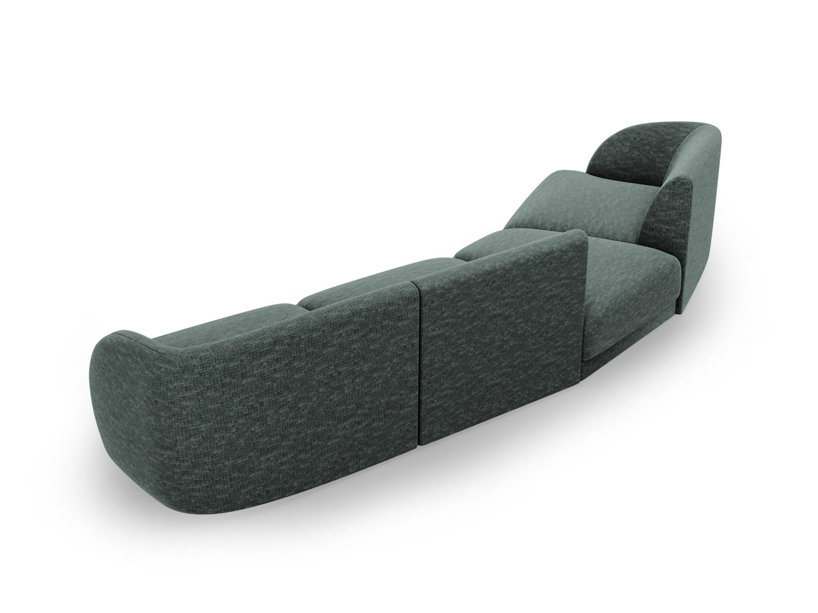 Erleben Sie das vielseitige Miley Modulare Sofa links 4 Sitzer von Micadoni – ideal für Komfort und individuelles Wohndesign in Ihrem Zuhause.