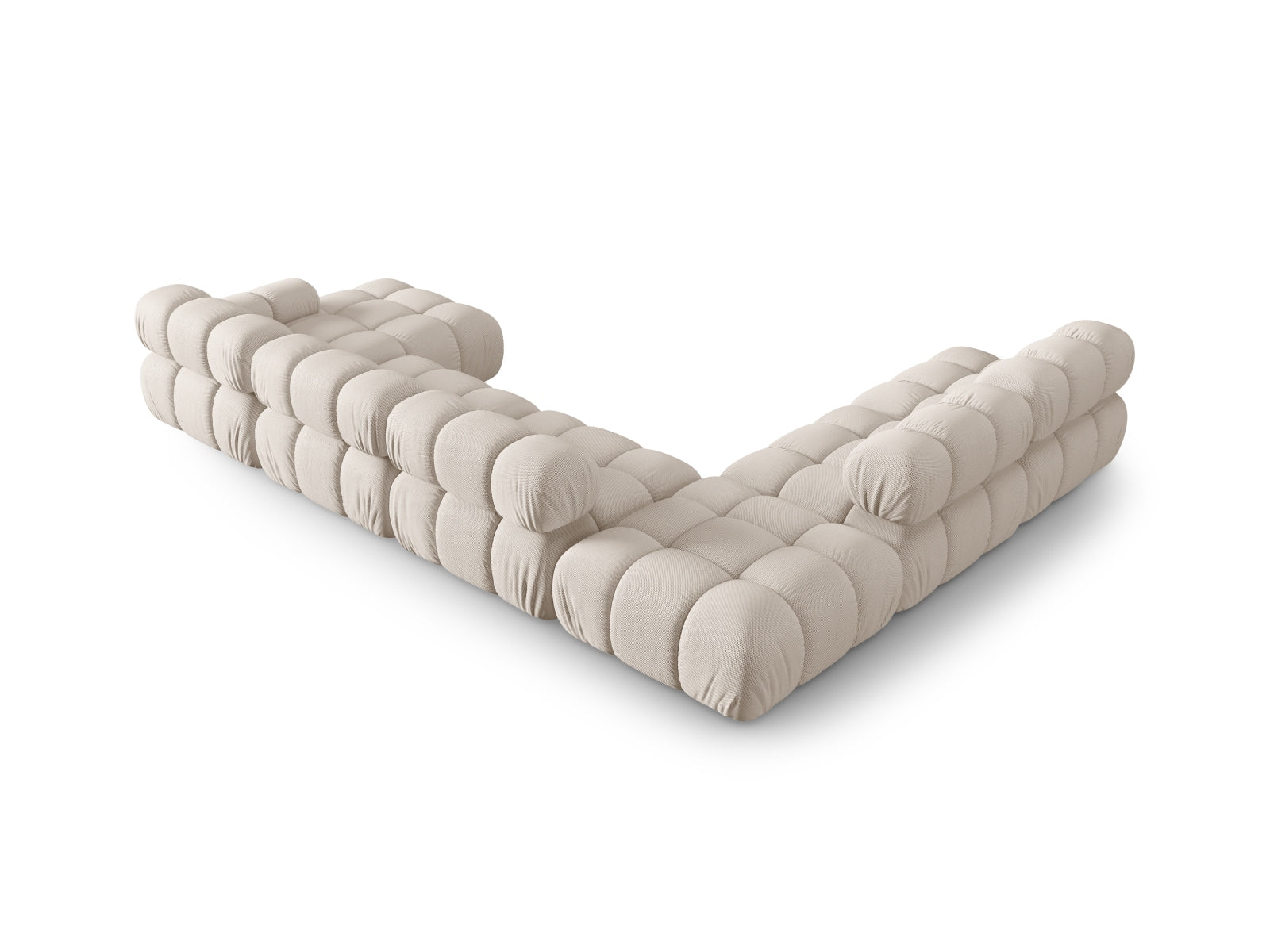Gestalten Sie Ihr Wohnzimmer mit dem Bellis 7-Sitzer Ecksofa von Micadoni – ein stilvolles, modulares Sofa für höchsten Komfort und individuelle Anpassung.