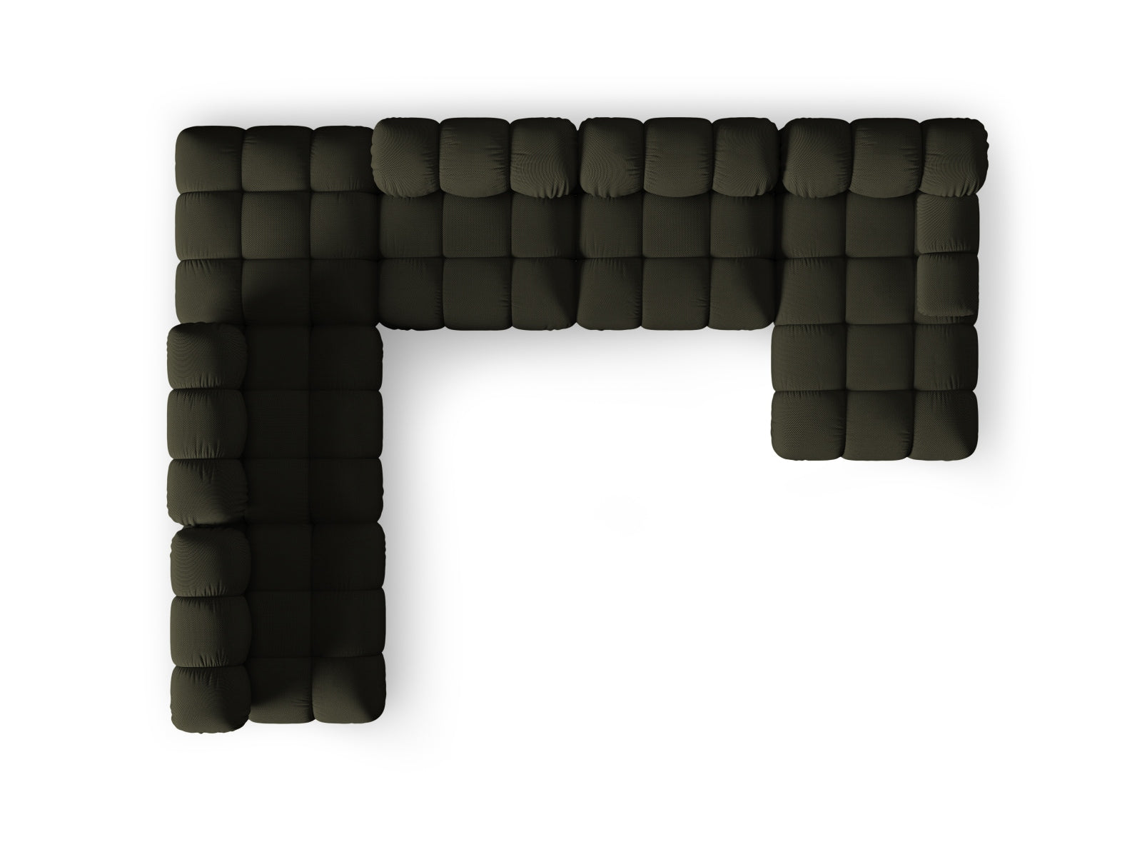 Erleben Sie das Bellis 7-Sitzer Ecksofa von Micadoni: 282 cm, elegantes modulares Design, erstklassiger Komfort und perfekte Anpassungsfähigkeit für jeden Raum!