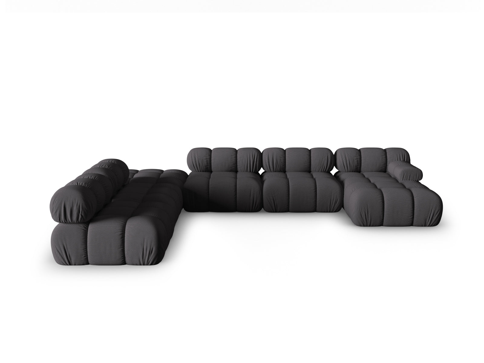 Bellis Modulares Panoramic Ecksofa links 7 Sitzer 282cm in Espresso präsentiert im Onlineshop von KAQTU Design AG. Ecksofa links ist von Micadoni