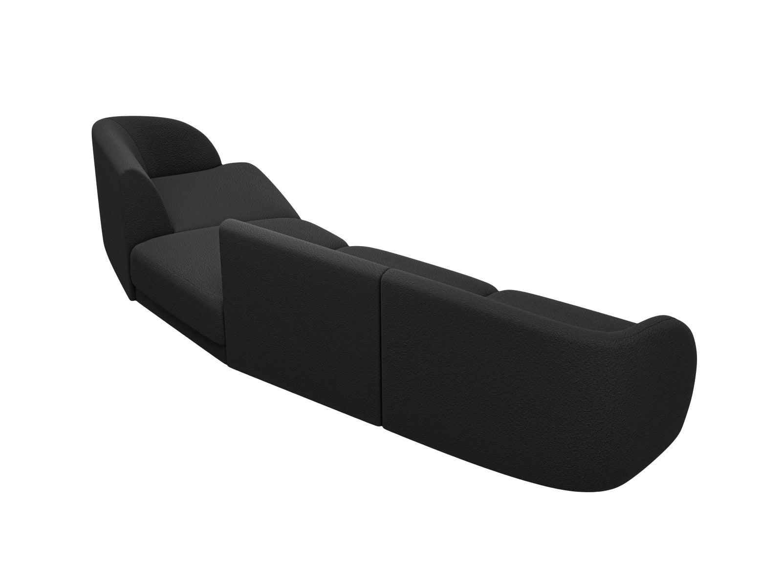 Erleben Sie das Miley Modulares Sofa rechts 4 Sitzer von Micadoni – ein elegantes, anpassbares Sofa, das Komfort und Stil in Ihr Zuhause bringt.