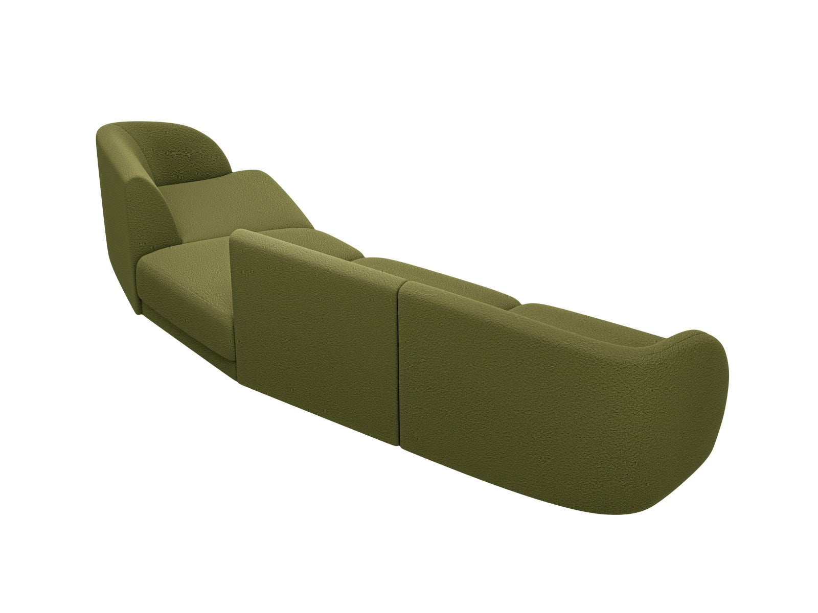 Erleben Sie das Miley Modulares Sofa rechts 4 Sitzer von Micadoni – ein elegantes, anpassbares Sofa, das Komfort und Stil in Ihr Zuhause bringt.