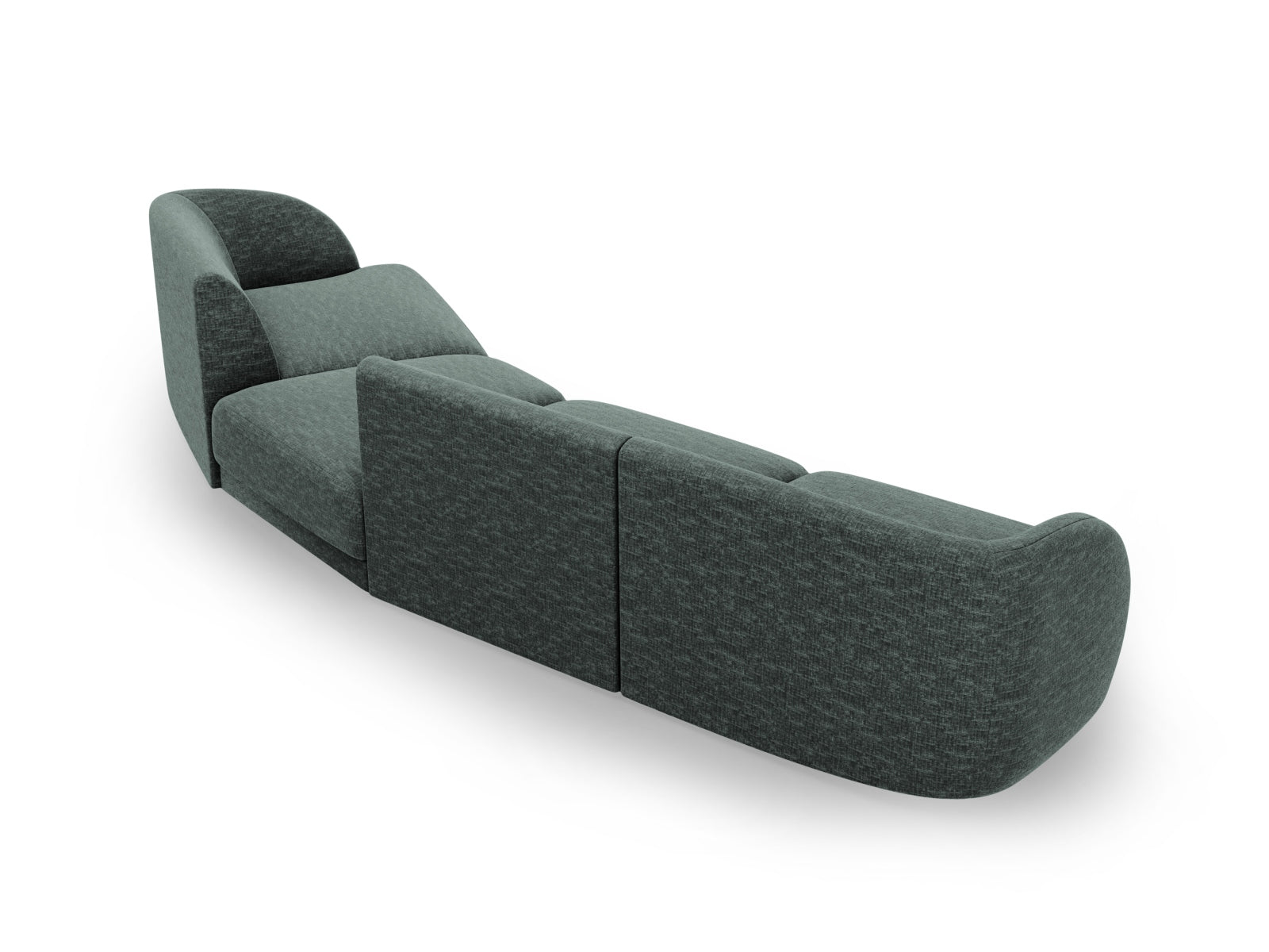 Erleben Sie das Miley Modulares Sofa rechts 4 Sitzer von Micadoni – ein elegantes, flexibles Möbelstück, das Komfort und Stil in Ihr Zuhause bringt.