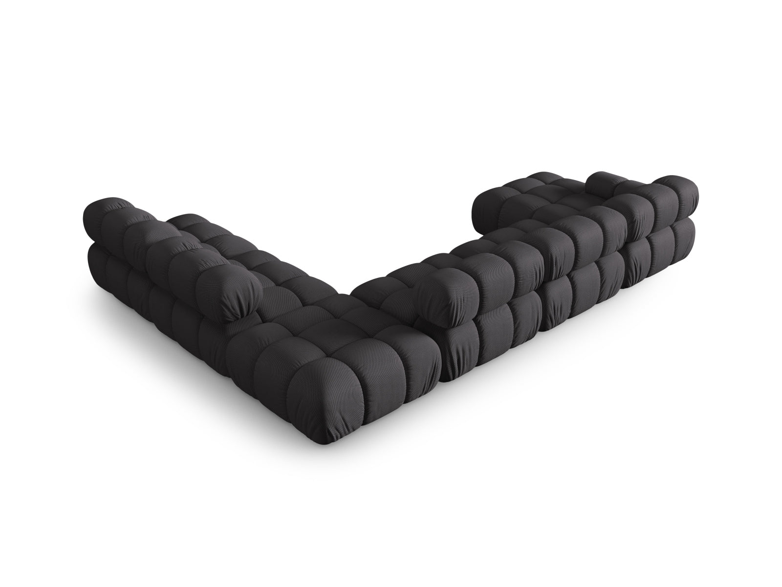 Entdecken Sie das Bellis 7-Sitzer Ecksofa von Micadoni: 282 cm, modulares Design, eleganter Stil und optimaler Komfort für Ihr Zuhause.