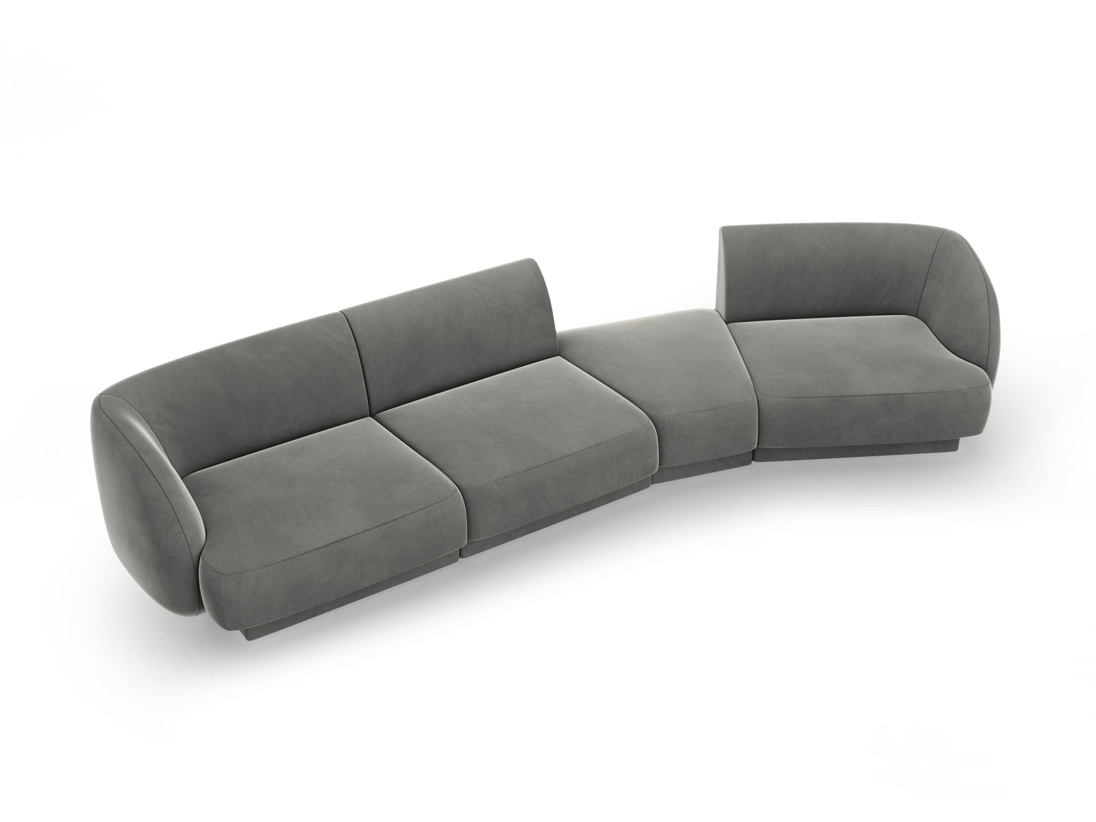 Entdecken Sie das Miley Velour Sofa von Micadoni – ein stilvolles, flexibles 4-Sitzer Sofa, das Eleganz und höchsten Komfort in Ihr Wohnzimmer bringt.