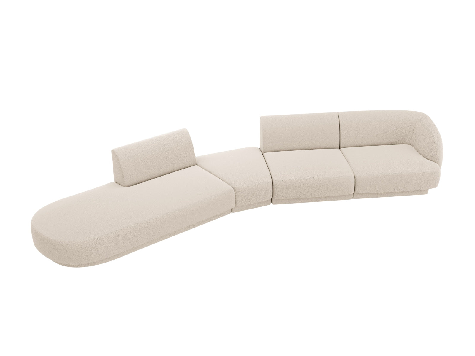 Entdecken Sie das Miley 5-Sitzer Sofa von Micadoni – ein stilvolles, modulares Sofa, das Eleganz und Flexibilität für Ihr Zuhause vereint.