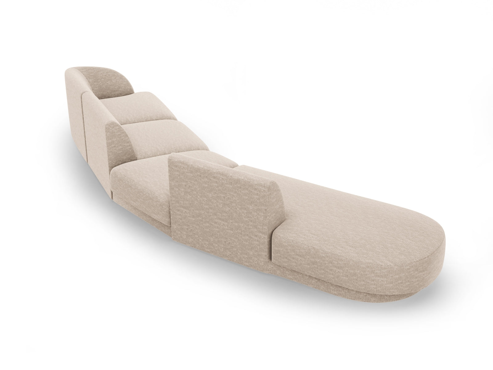 Entdecken Sie das Miley 5-Sitzer Sofa von Micadoni – ein stilvolles, modulares Sofa, das Eleganz und Flexibilität für Ihr Zuhause vereint.