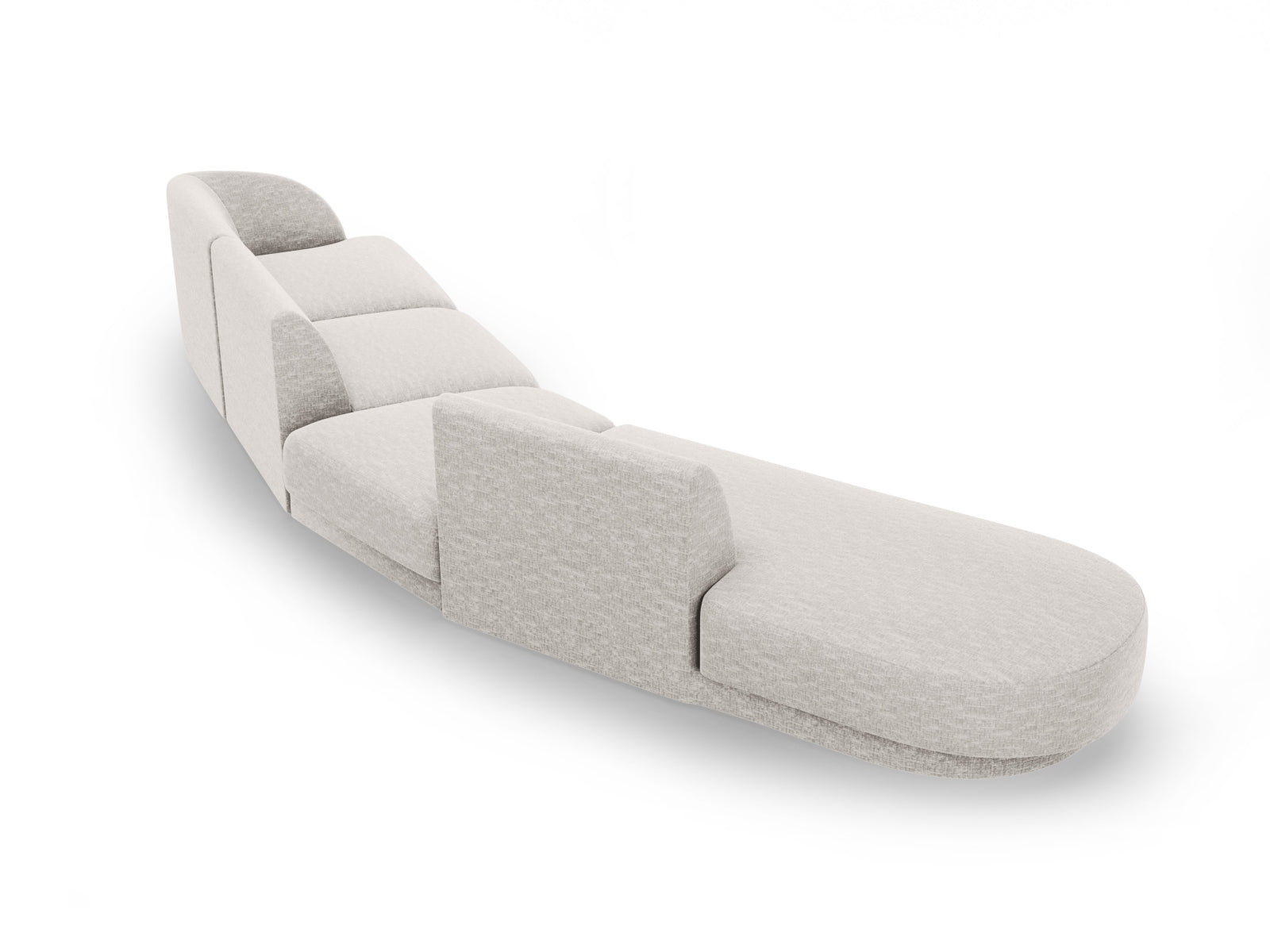 Entdecken Sie das Miley 5-Sitzer Sofa von Micadoni – ein modulares Design, das Eleganz und hohen Komfort für Ihr modernes Zuhause vereint.
