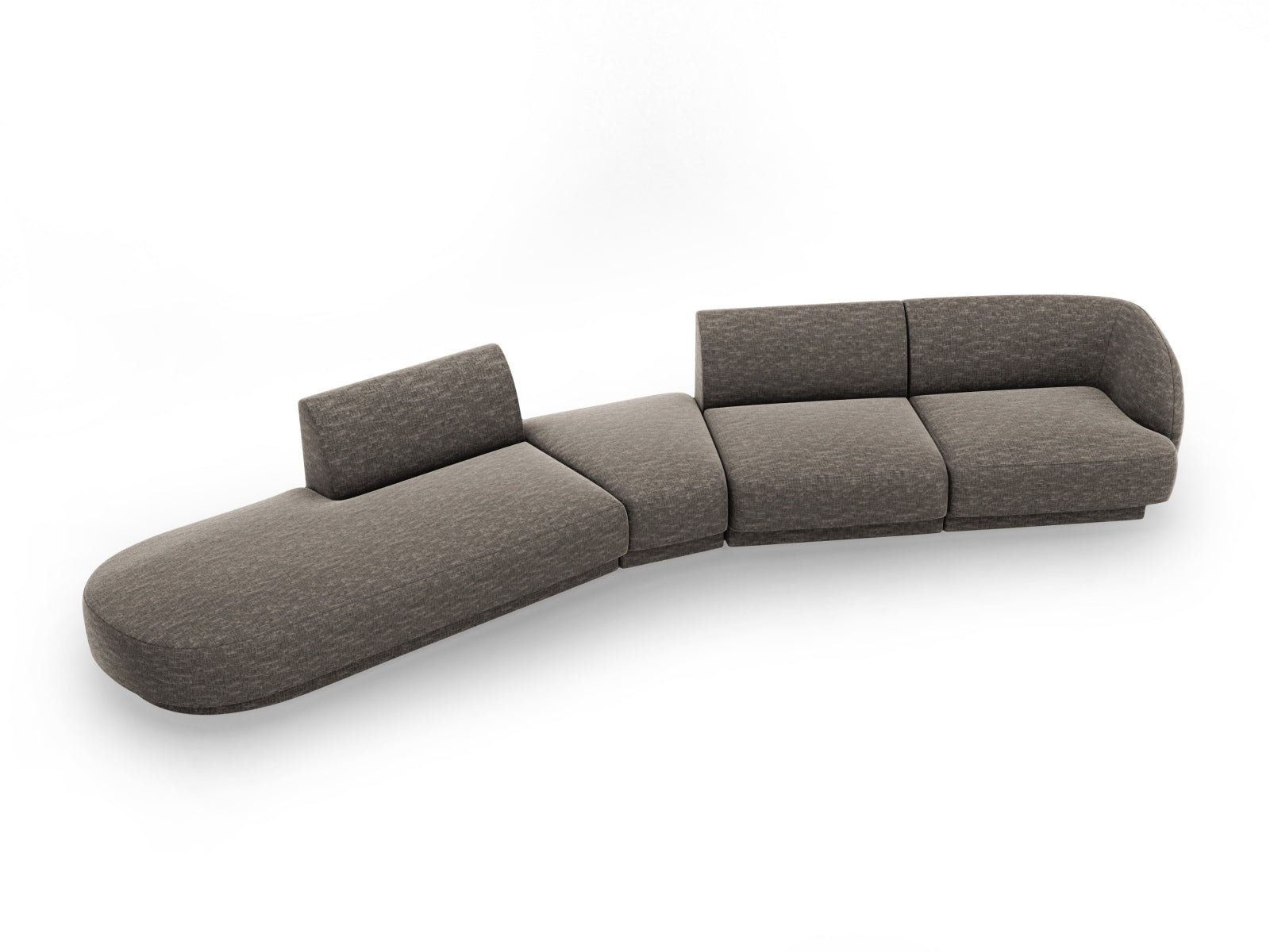 Entdecken Sie das Miley 5-Sitzer Sofa von Micadoni – ein elegantes, modulares L-Sofa, das Komfort und Stil in Ihr Zuhause bringt.