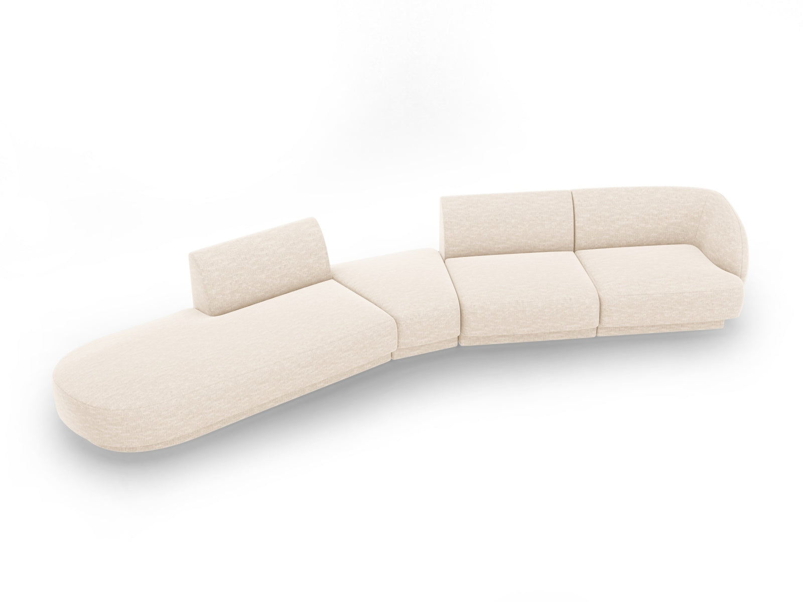Entdecken Sie das Miley 5-Sitzer Sofa von Micadoni – ein elegantes, modulares L-Sofa, das Komfort und Stil in Ihr Zuhause bringt.