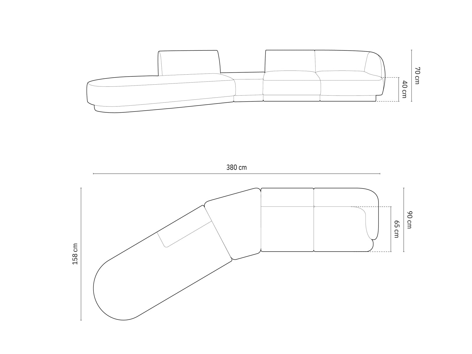 Entdecken Sie das Miley 5-Sitzer Sofa von Micadoni – ein elegantes, modulares Sofa, das perfekten Komfort und vielseitige Gestaltungsmöglichkeiten für Ihr Zuhause bietet.