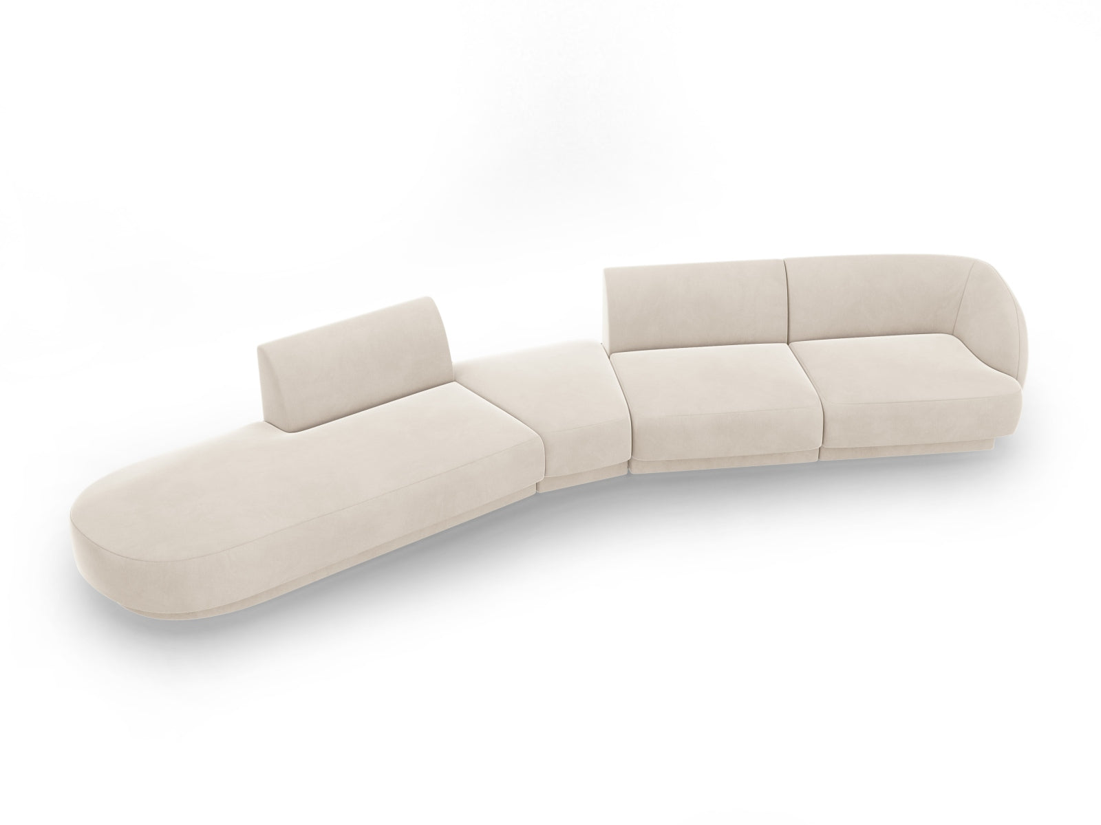Entdecken Sie das Miley Velour modulare Sofa von Micadoni – ein elegantes 5-Sitzer Sofa, das perfekten Komfort und vielseitige Gestaltungsmöglichkeiten für Ihr Wohnzimmer bietet.