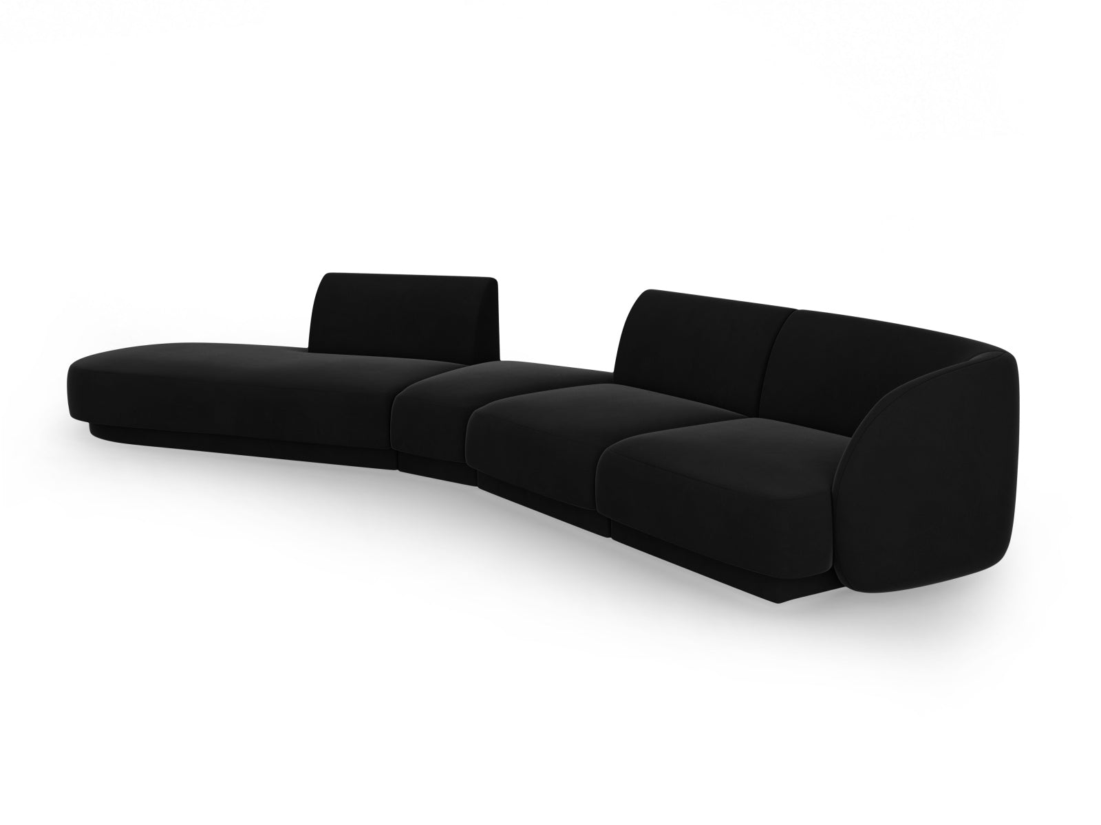 Erleben Sie das Miley Velour modulare Sofa von Micadoni – ein stilvolles 5-Sitzer Sofa, das Komfort und Flexibilität für Ihr Zuhause vereint.
