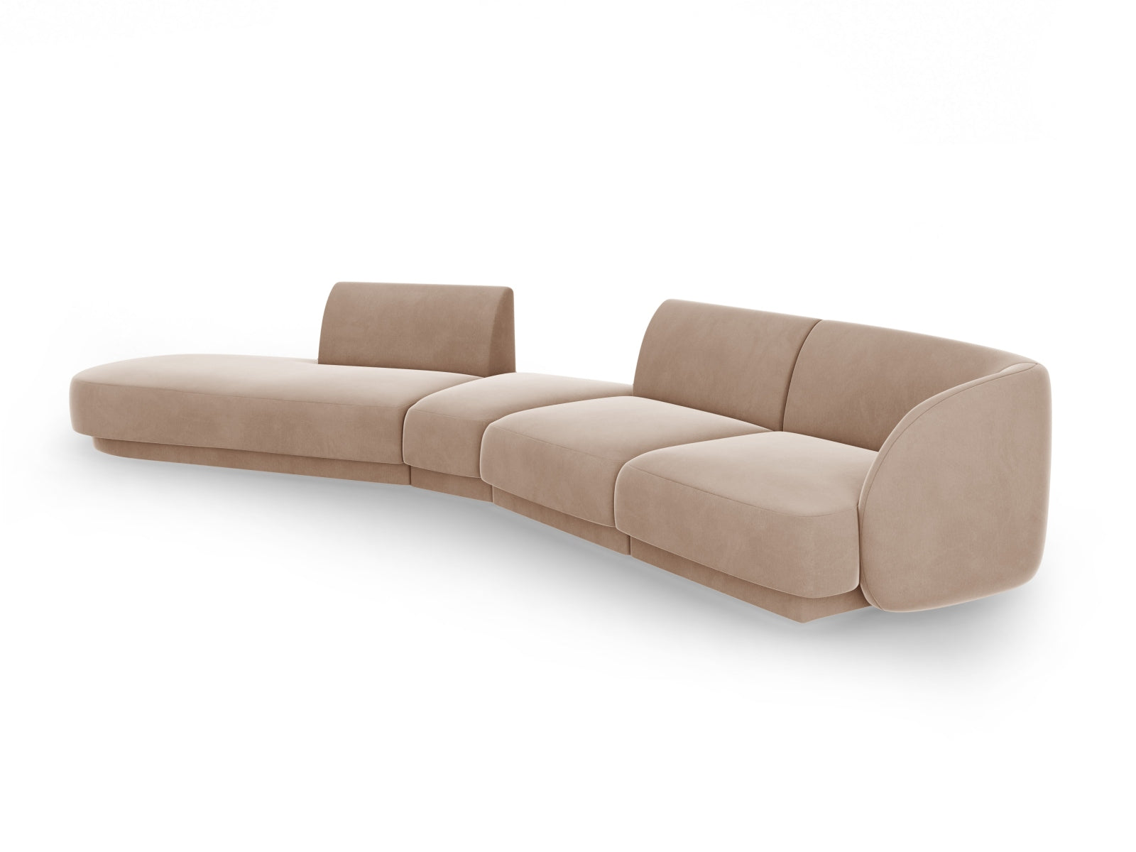Entdecken Sie das Miley Velour modulare Sofa von Micadoni – ein elegantes 5-Sitzer Sofa, das perfekten Komfort und vielseitige Gestaltungsmöglichkeiten für Ihr Wohnzimmer bietet.